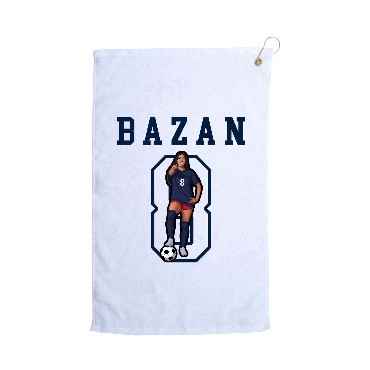 Golf Towel — Shirsey in White
