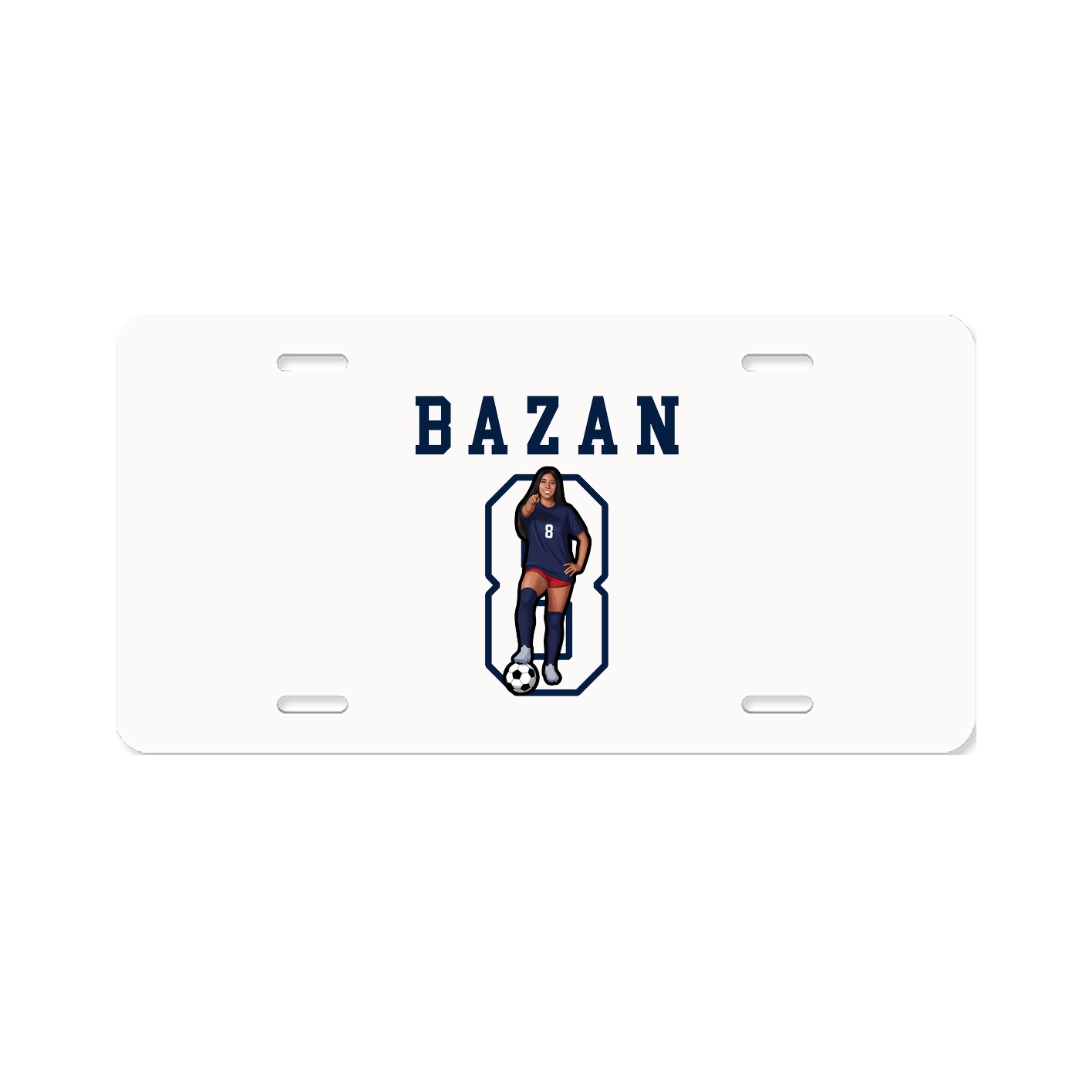 License Plate — Shirsey in Classic