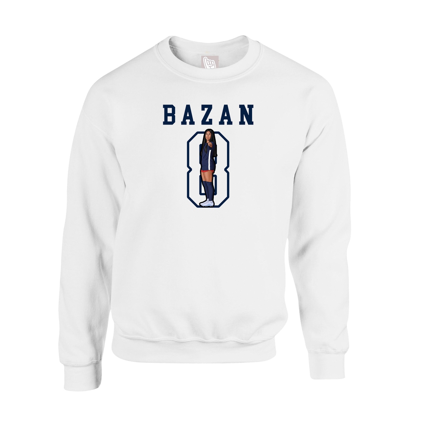 Fleece Crew — Shirsey in White