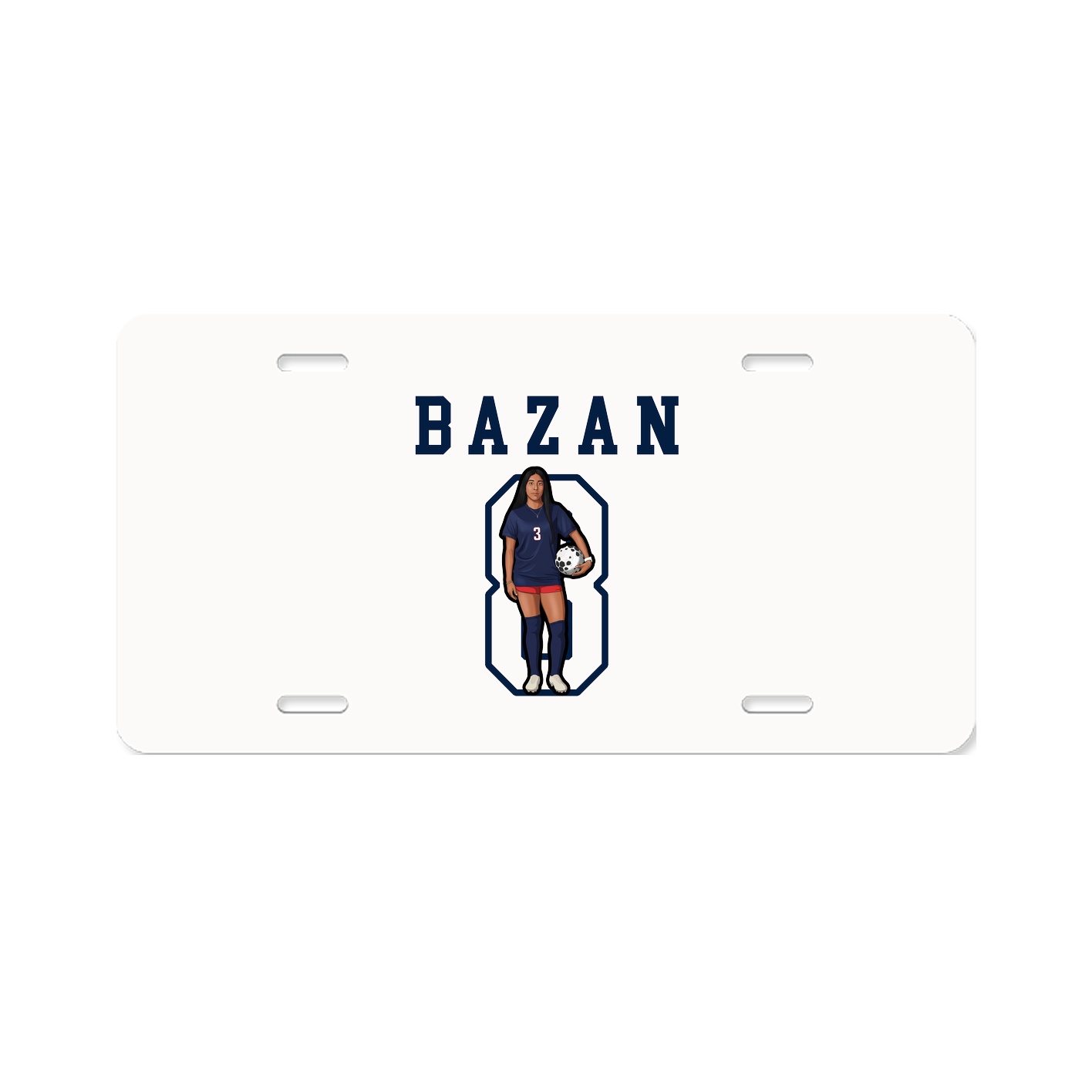 License Plate — Shirsey in Classic