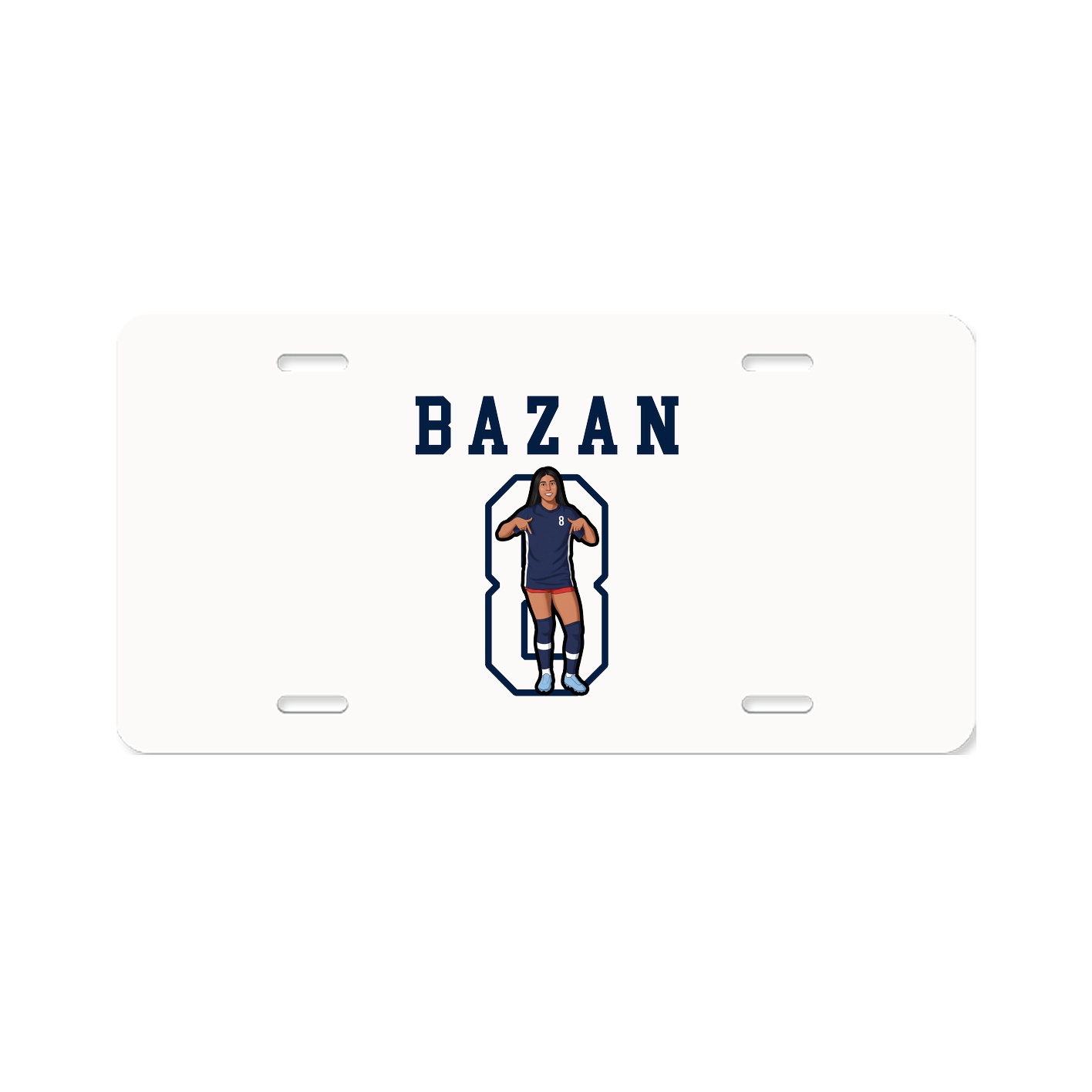 License Plate — Shirsey in Classic