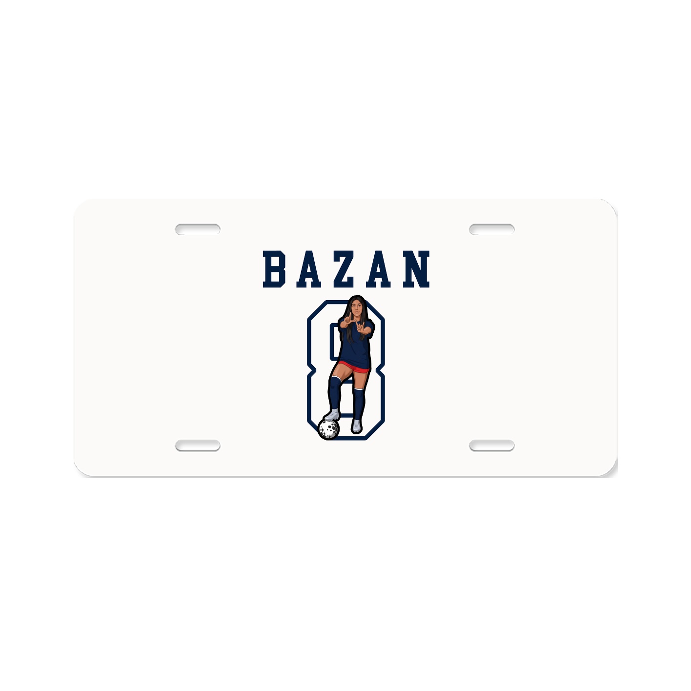 License Plate — Shirsey in Classic