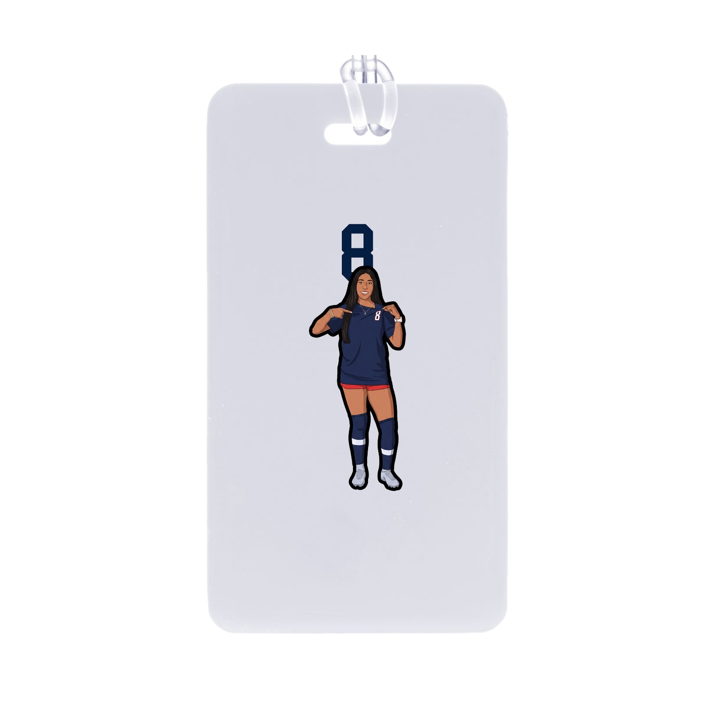 Bag Tag — Number Top in Classic