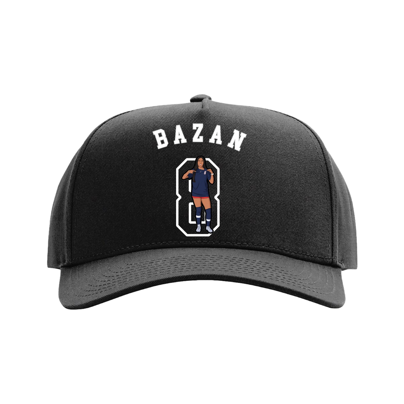 Full Fabric Five-Panel Champ Cap