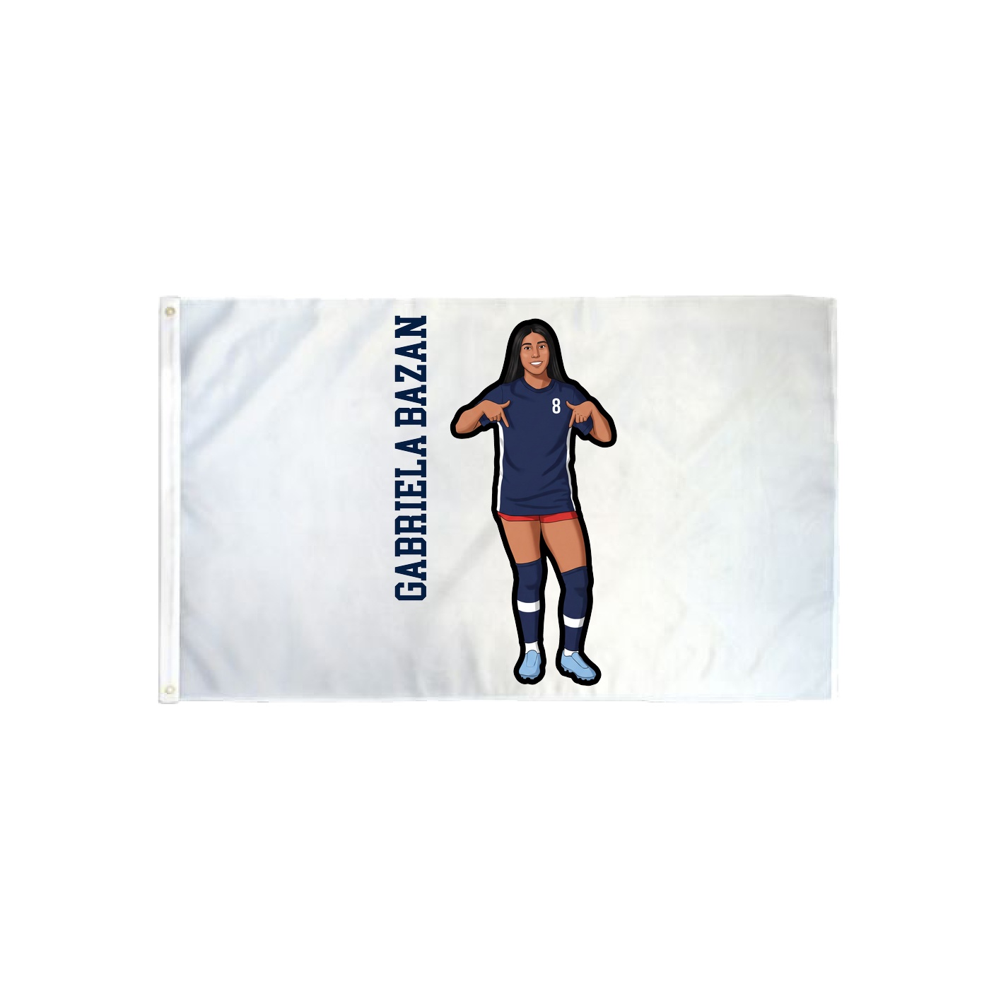 3x5 Flag — Name Vertical in Classic
