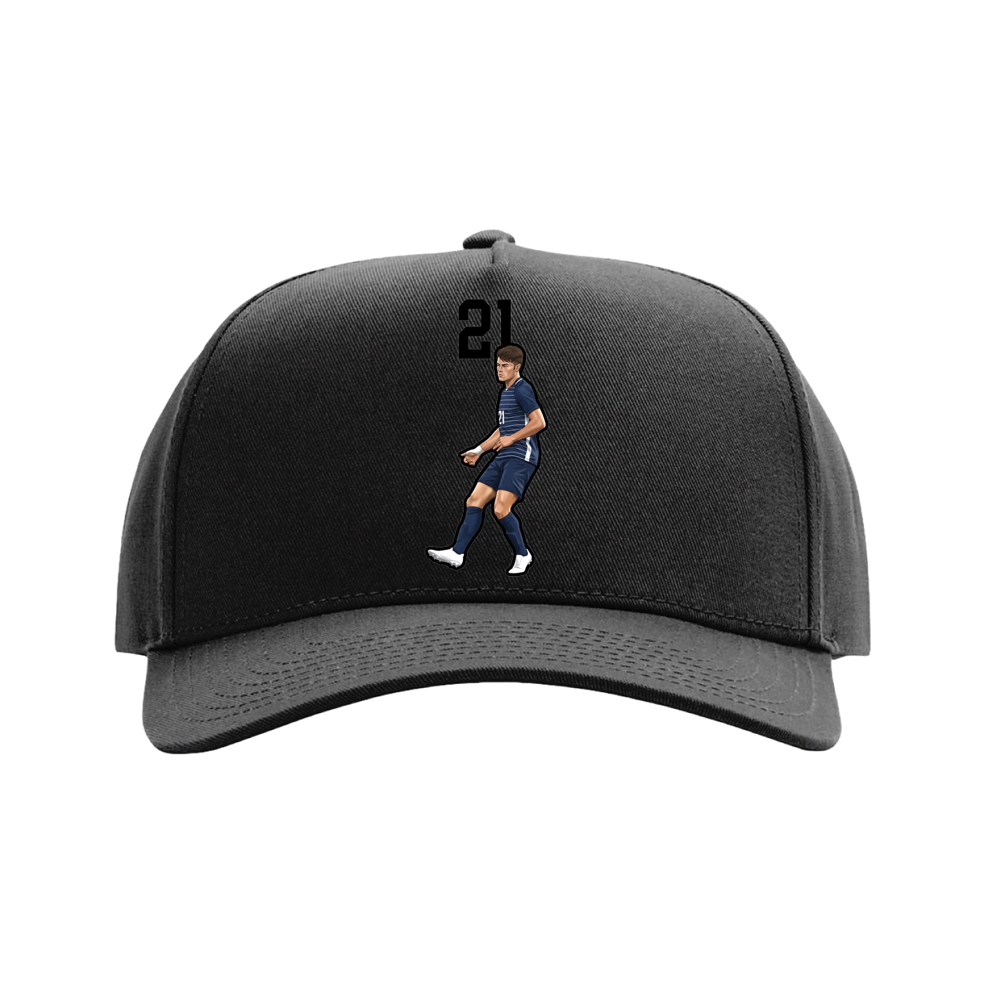 Full Fabric Five-Panel Champ Cap