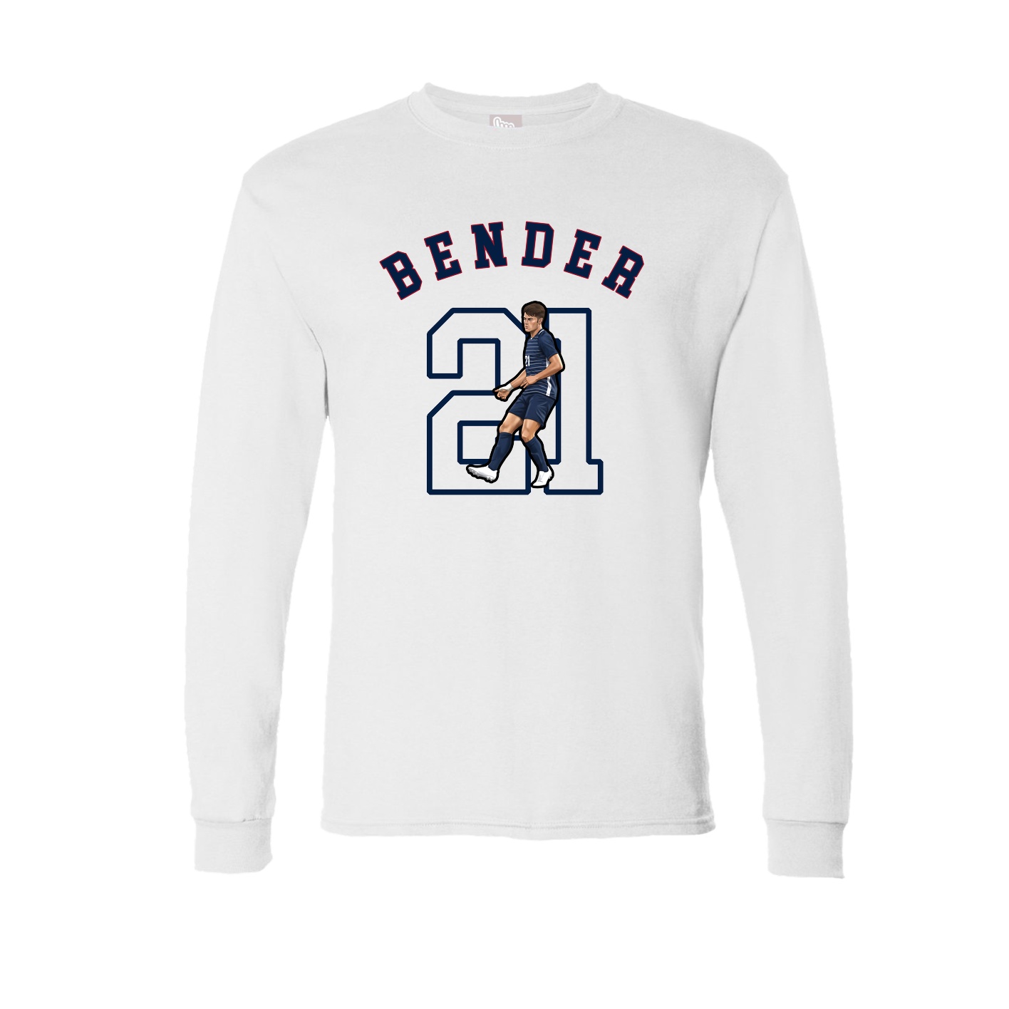 Long Sleeve Tee — Shirsey Arch in White