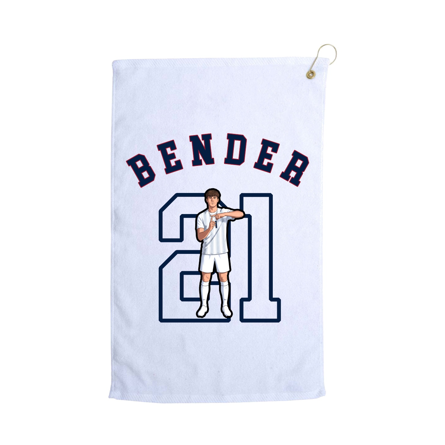 Golf Towel — Shirsey Arch in White