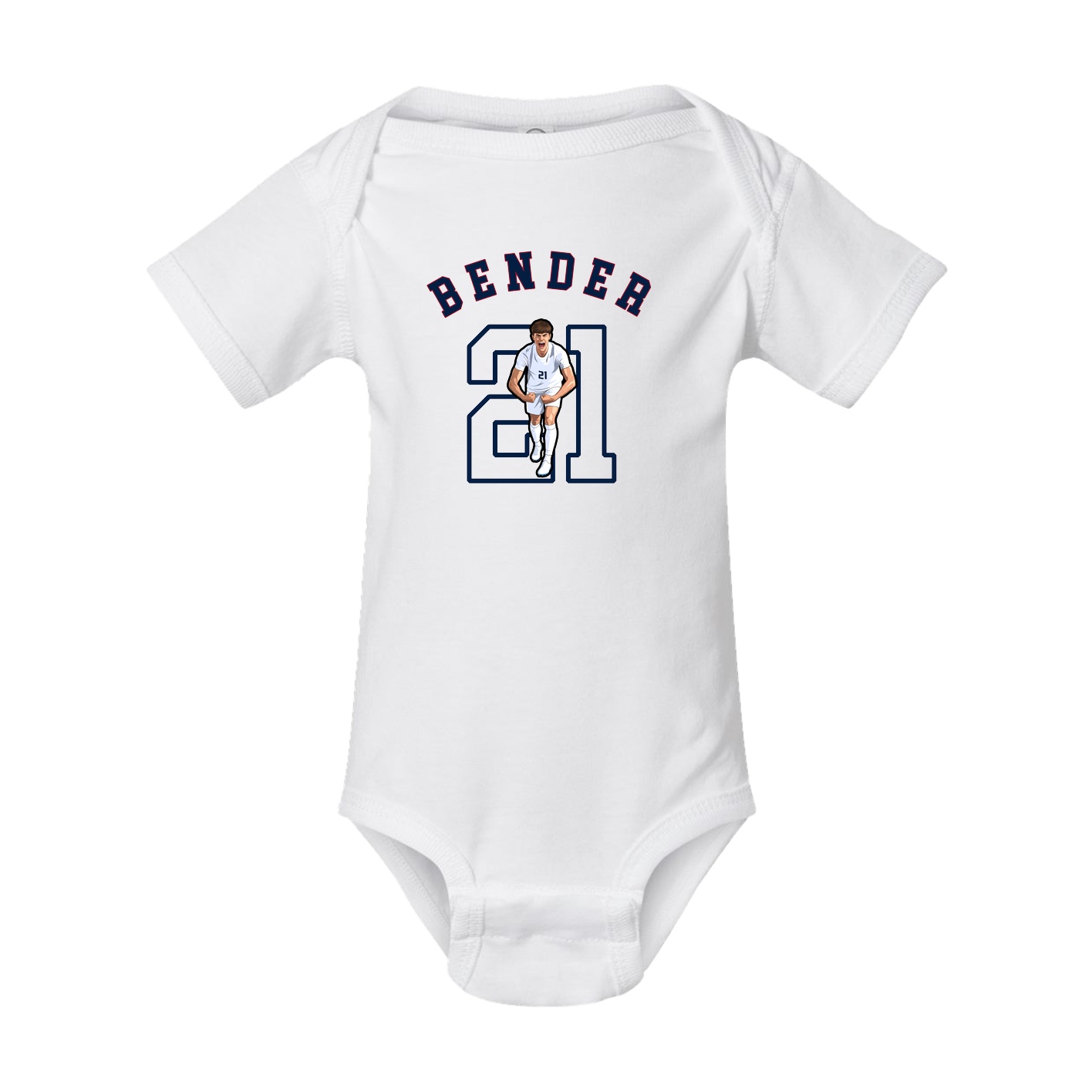Baby Onesie — Shirsey Arch in White