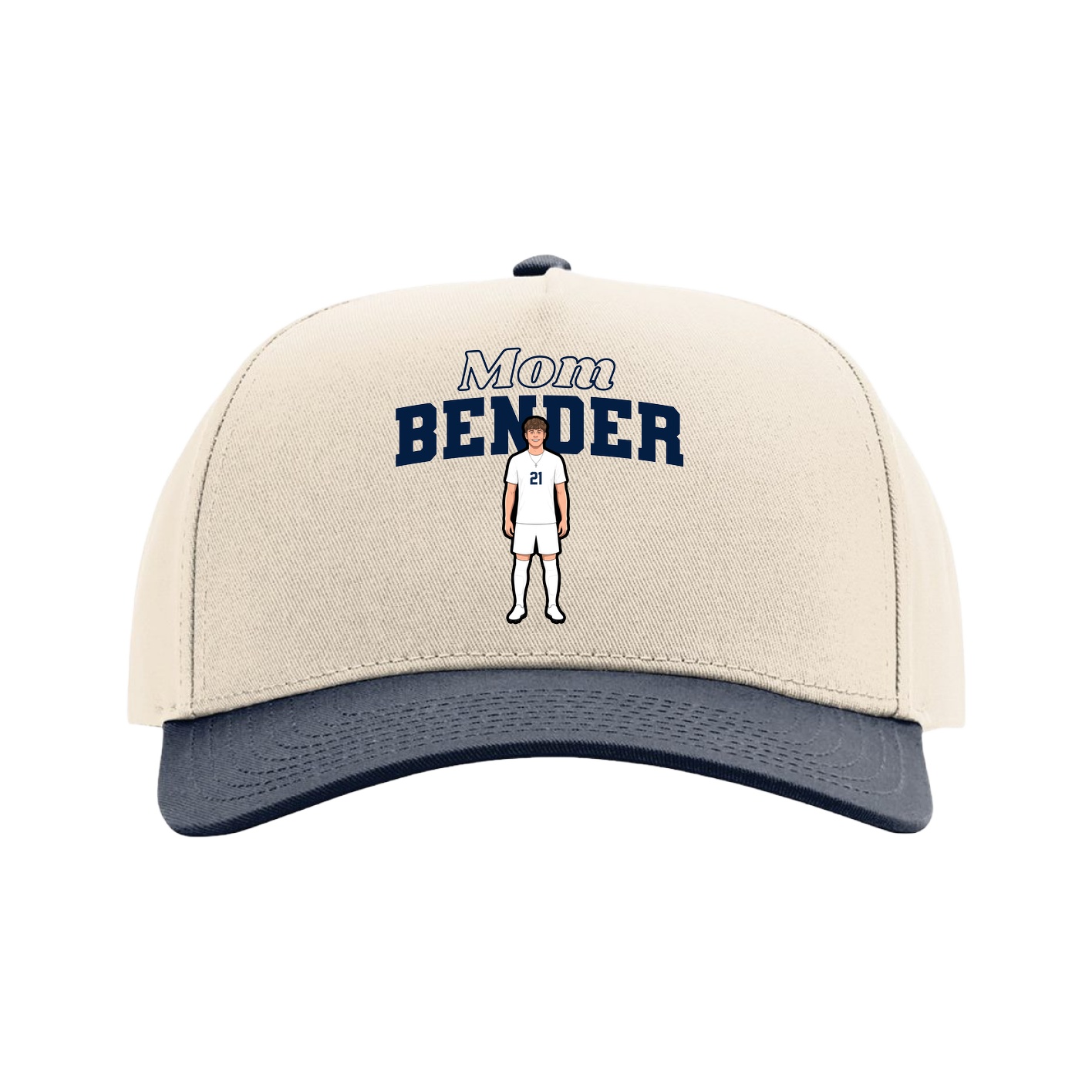 Full Fabric Five-Panel Champ Cap
