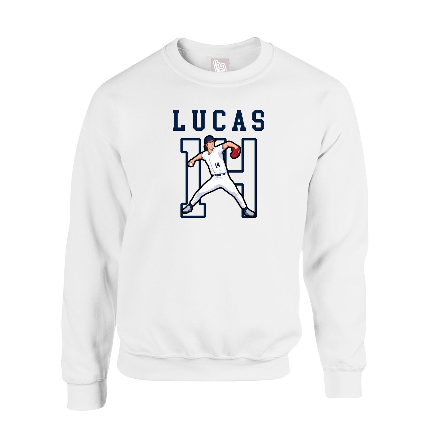 Fleece Crew — Shirsey in White