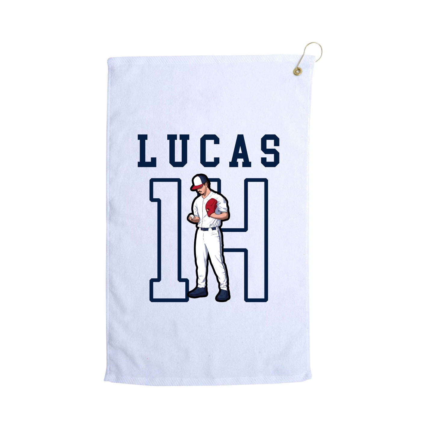 Golf Towel — Shirsey in White