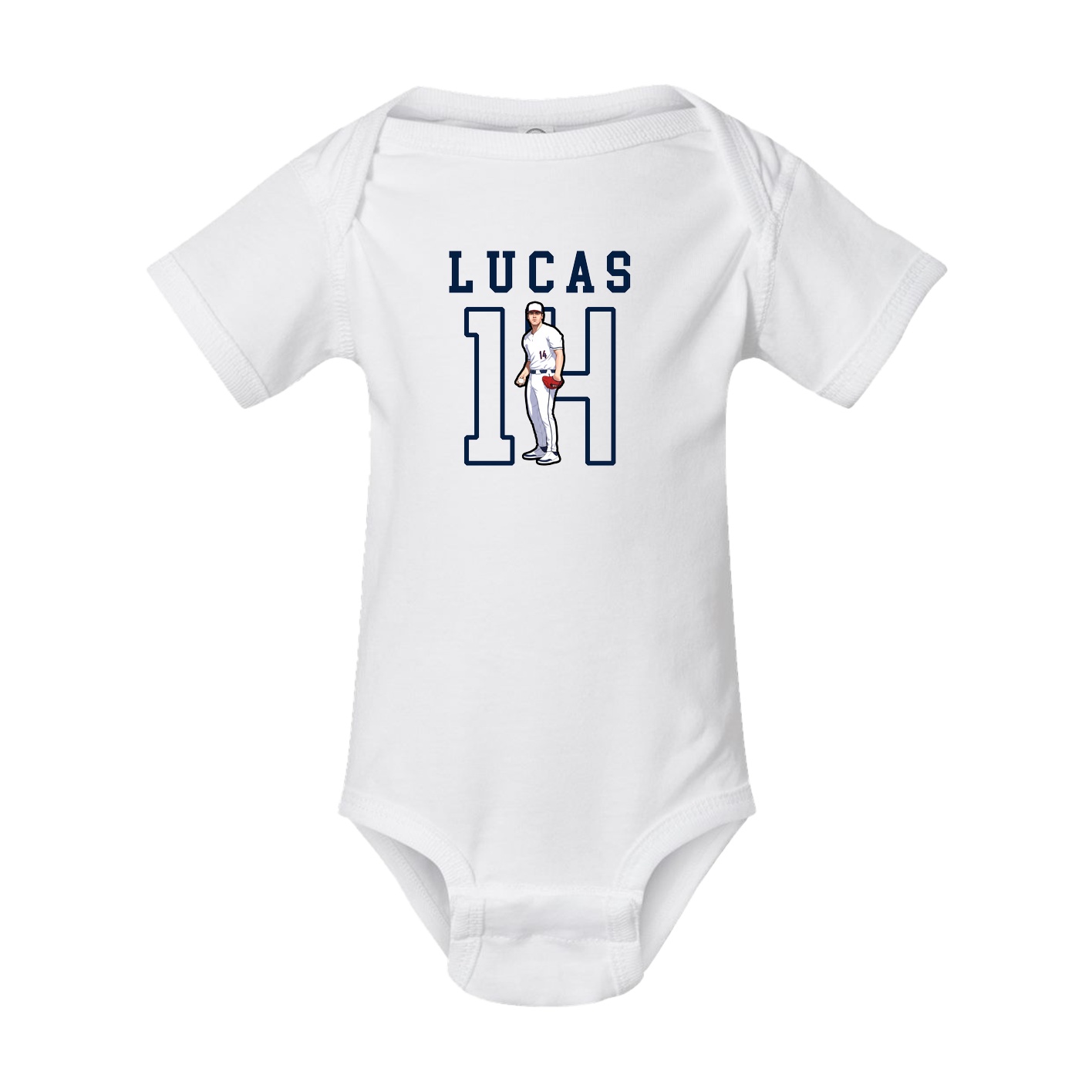 Baby Onesie — Shirsey in White