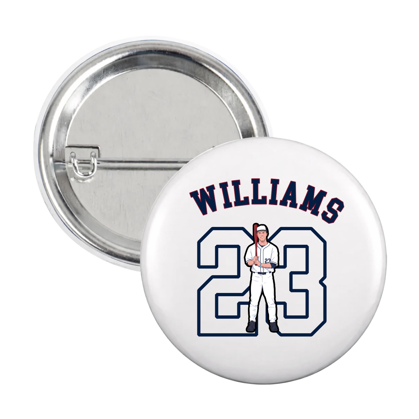 Game Day Button — Shirsey Arch in White