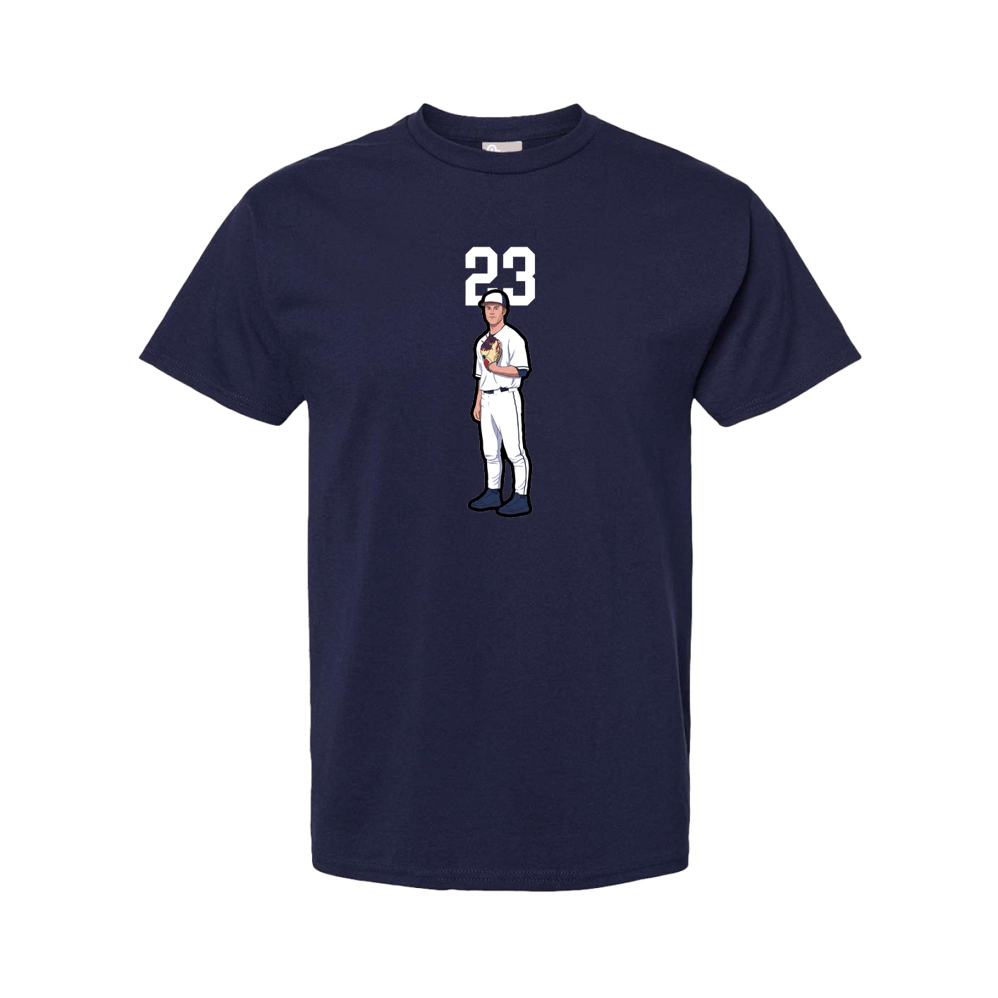 Tee — Number Top in Navy