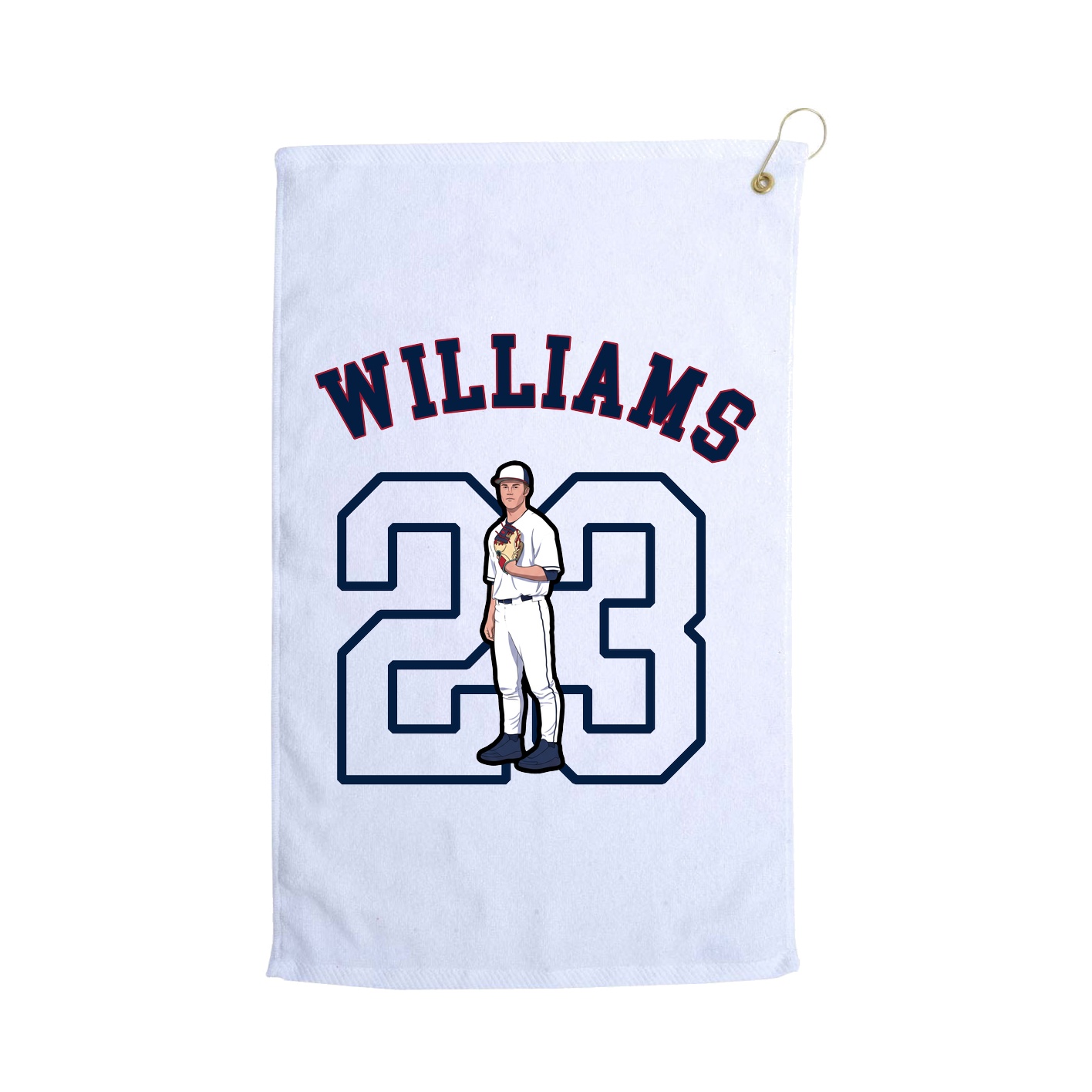 Golf Towel — Shirsey Arch in White