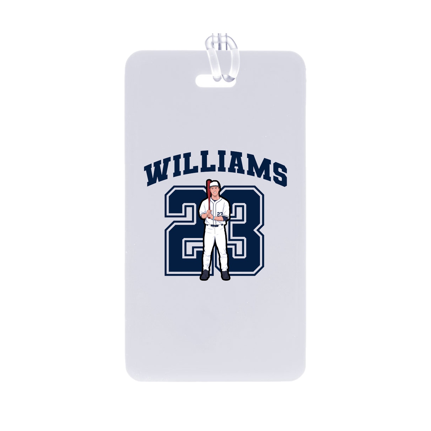 Bag Tag — Number in Classic