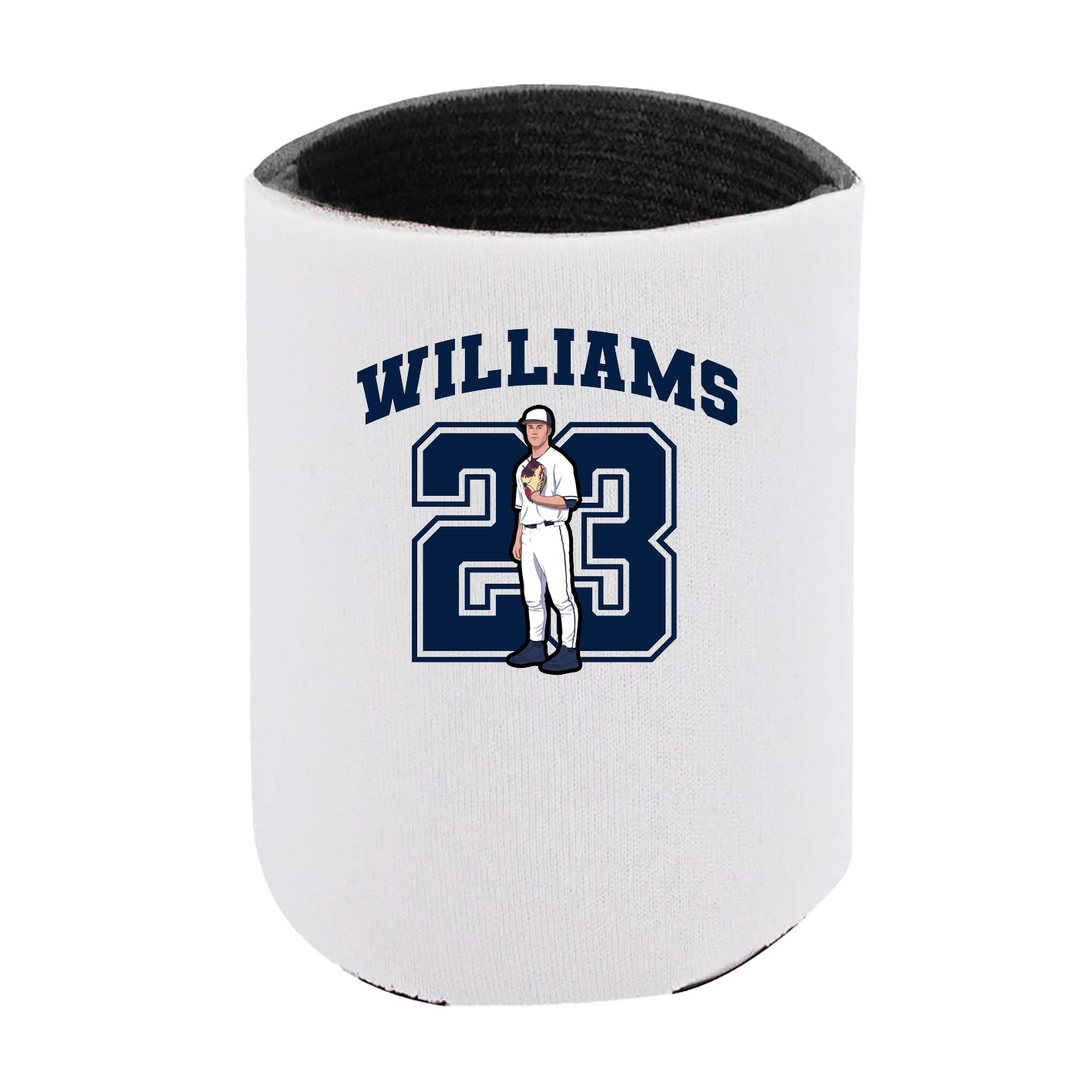Can Holder — Number in White