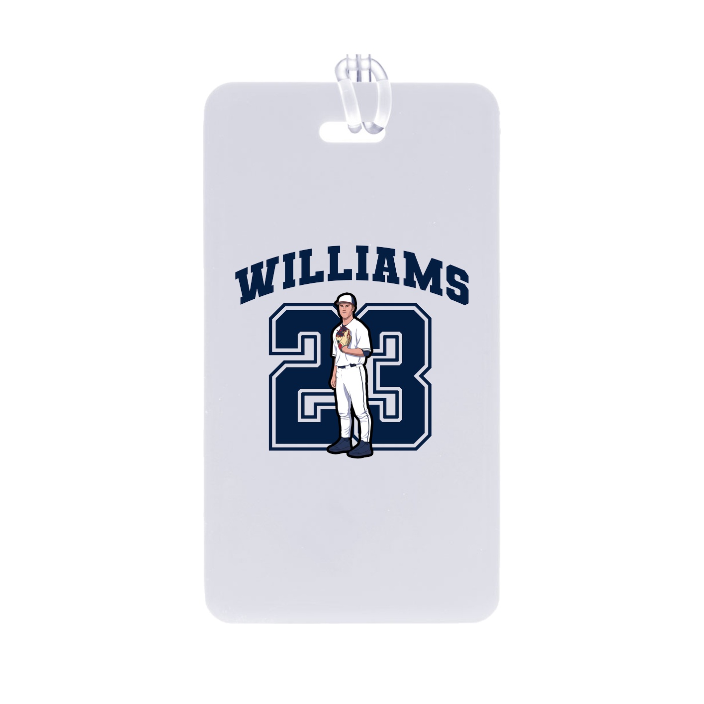 Bag Tag — Number in Classic