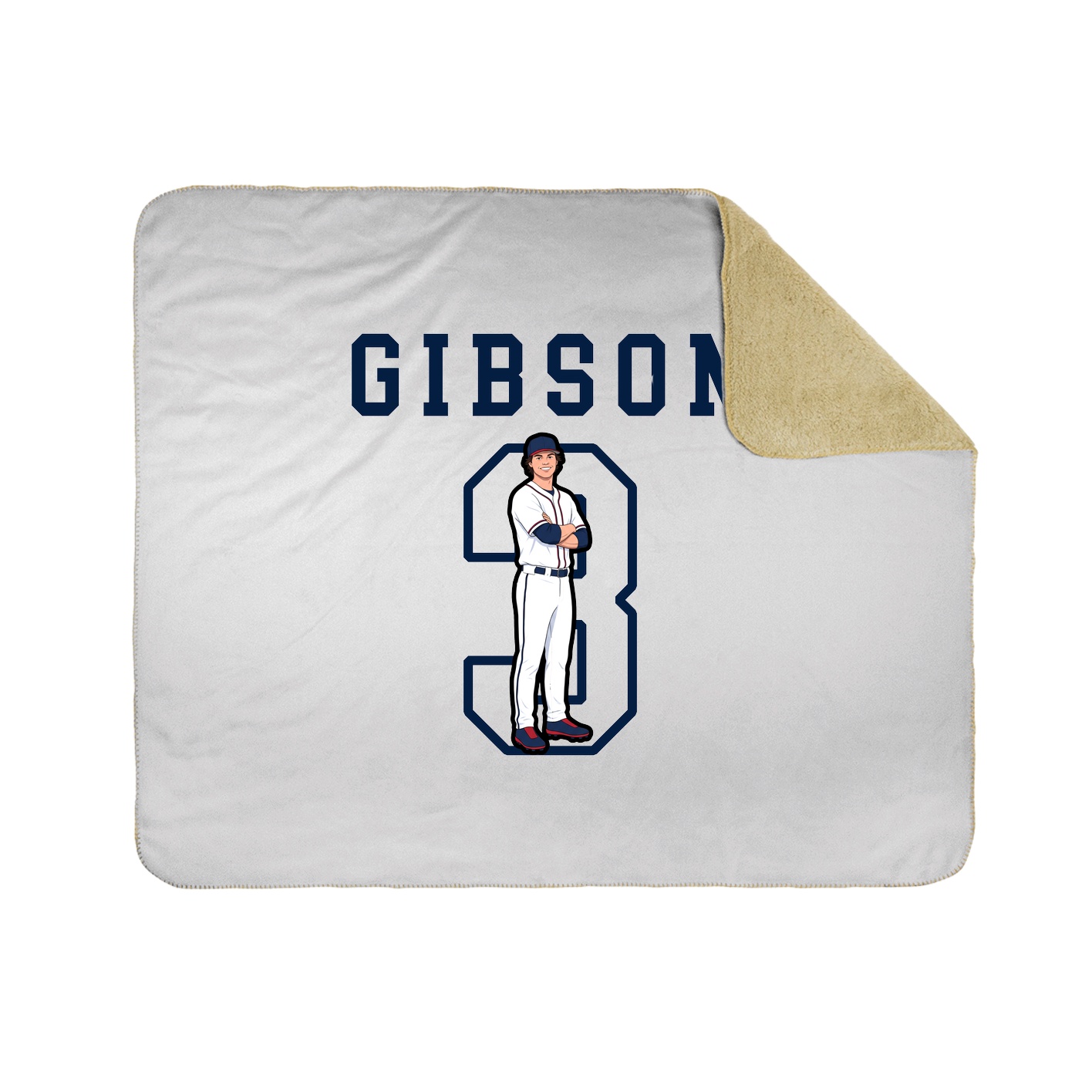 Throw Blanket — Shirsey in White