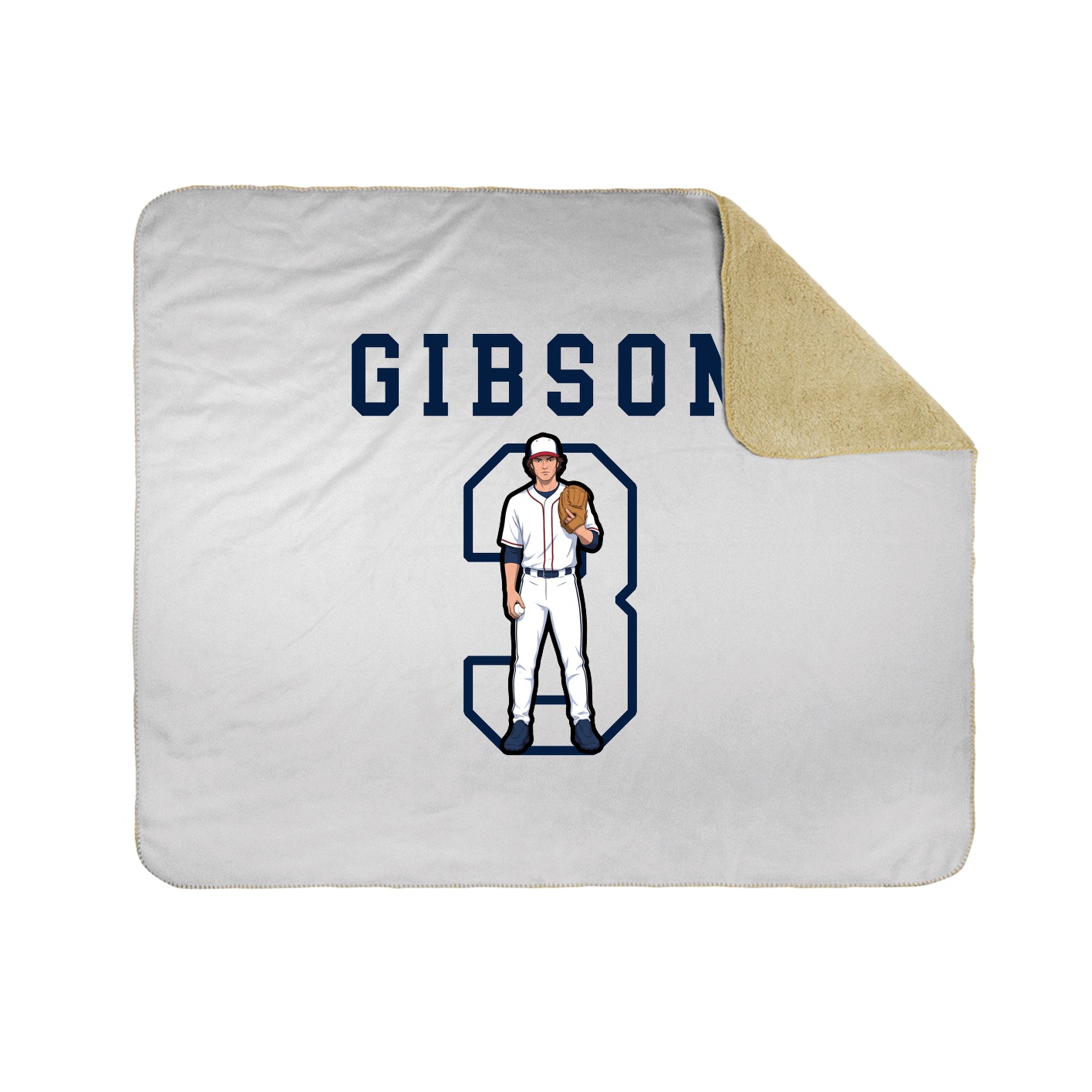 Throw Blanket — Shirsey in White