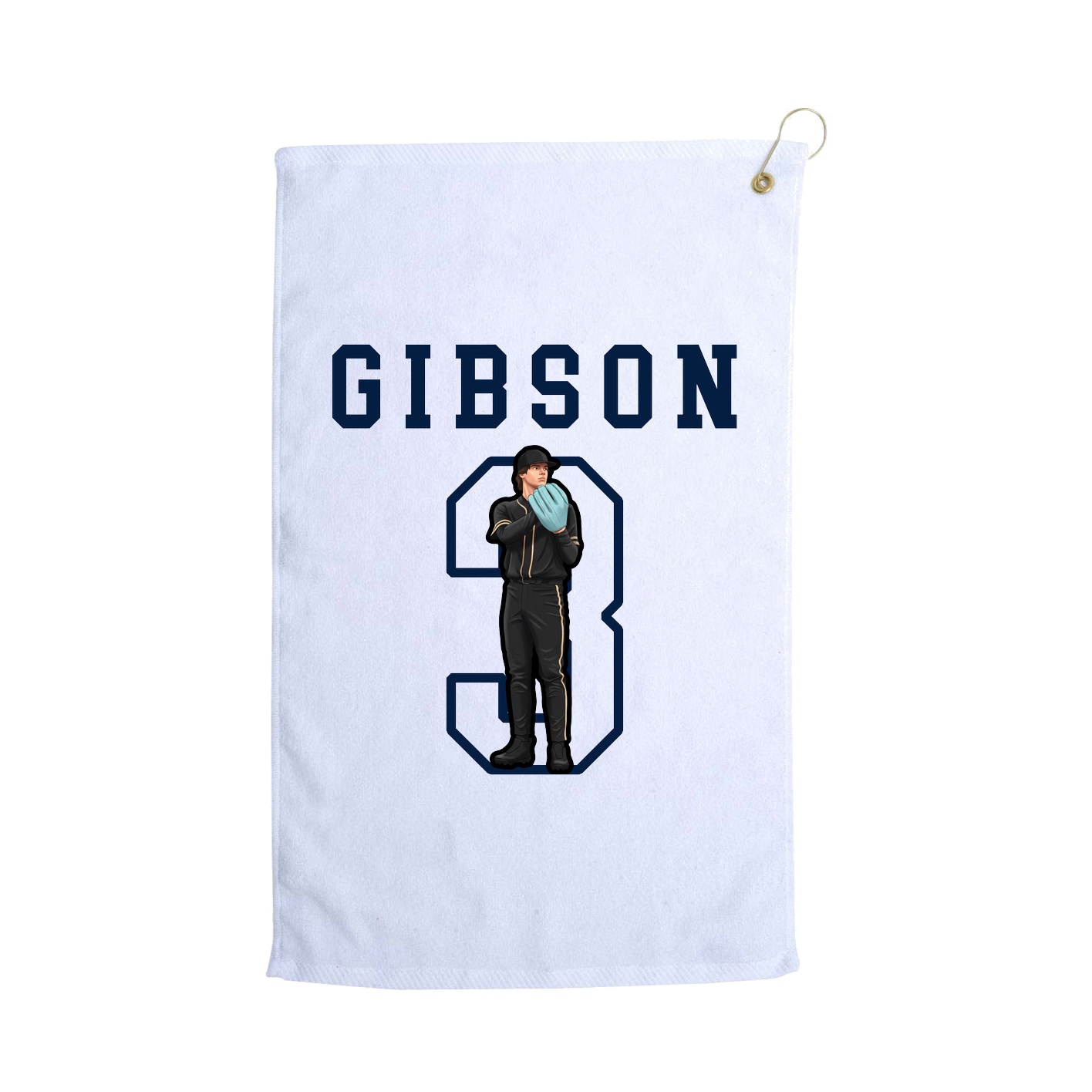 Golf Towel — Shirsey in White