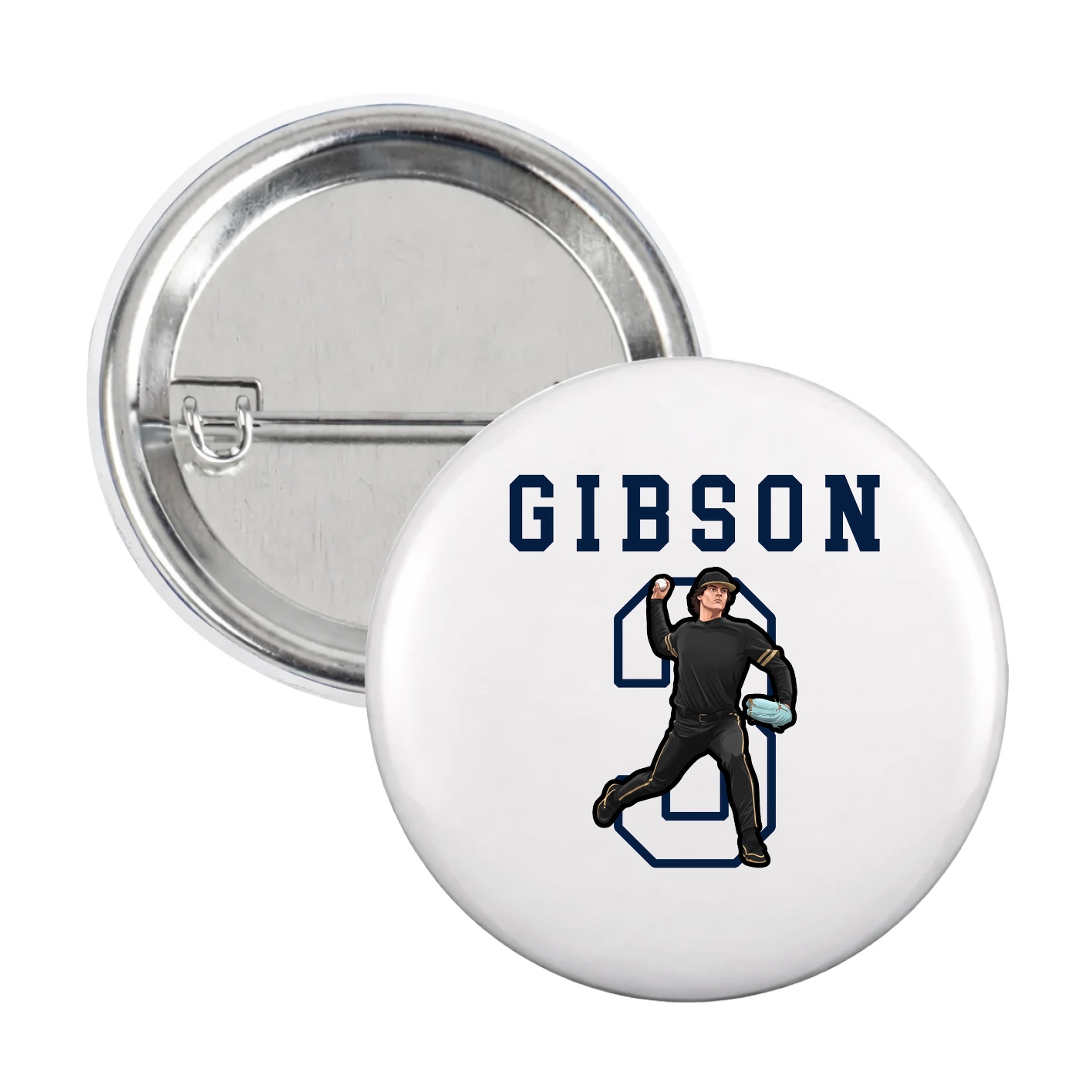 Game Day Button — Shirsey in White