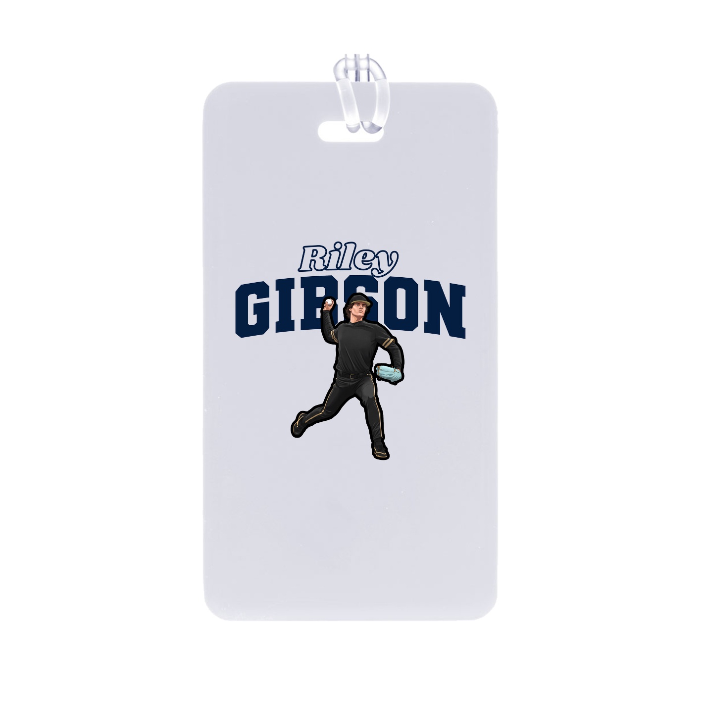 Bag Tag — Name Arch in Classic