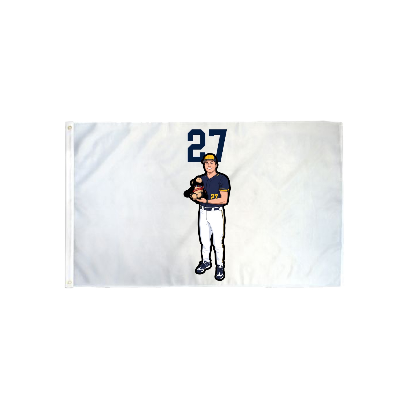 3x5 Flag — Number Top in Classic