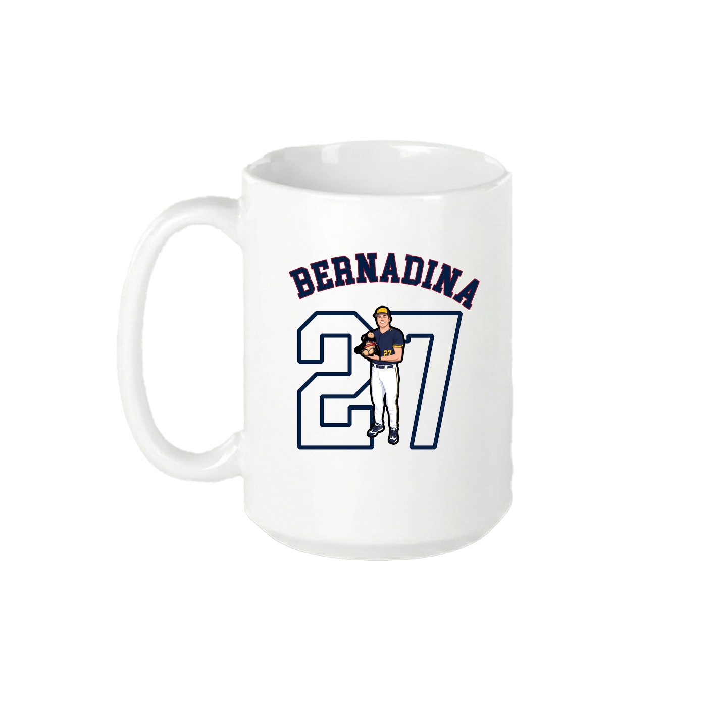 15oz Coffee Mug — Shirsey Arch in White