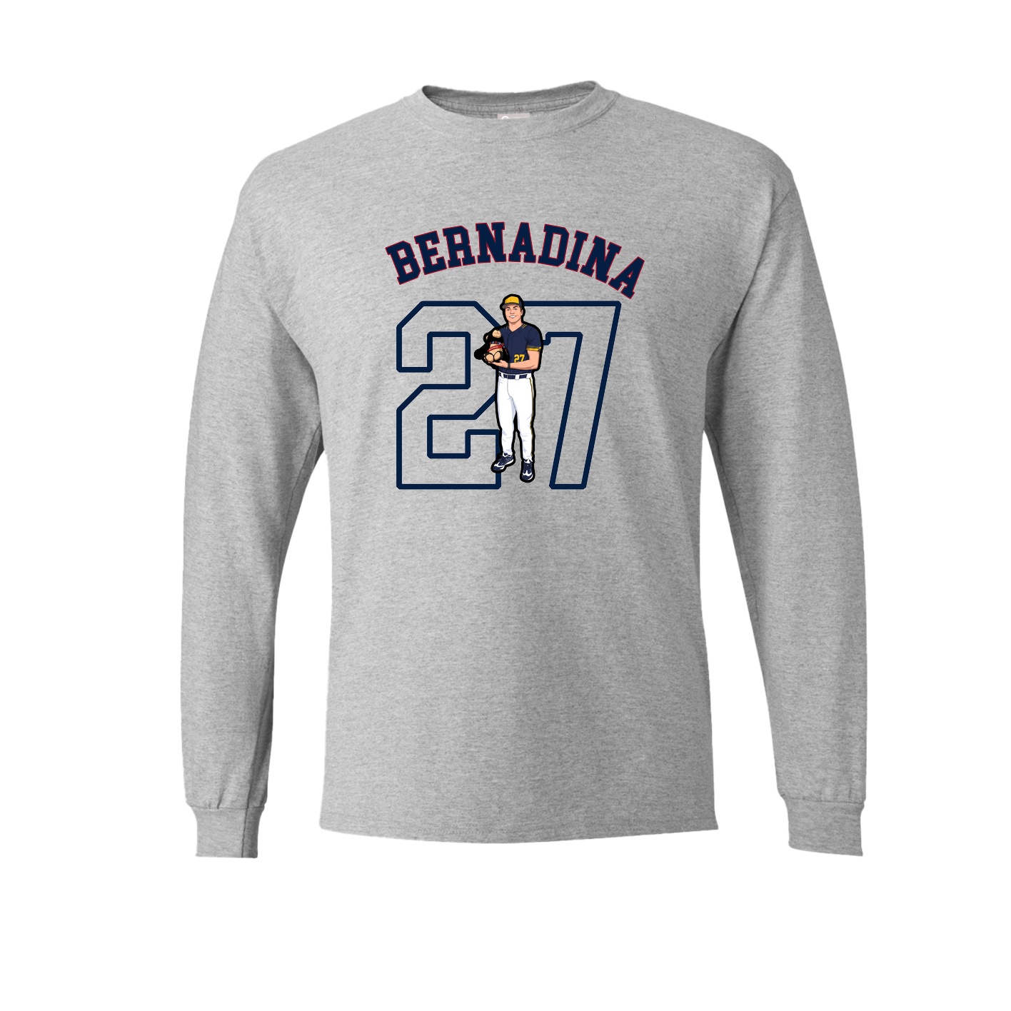 Long Sleeve Tee — Shirsey Arch in Grey