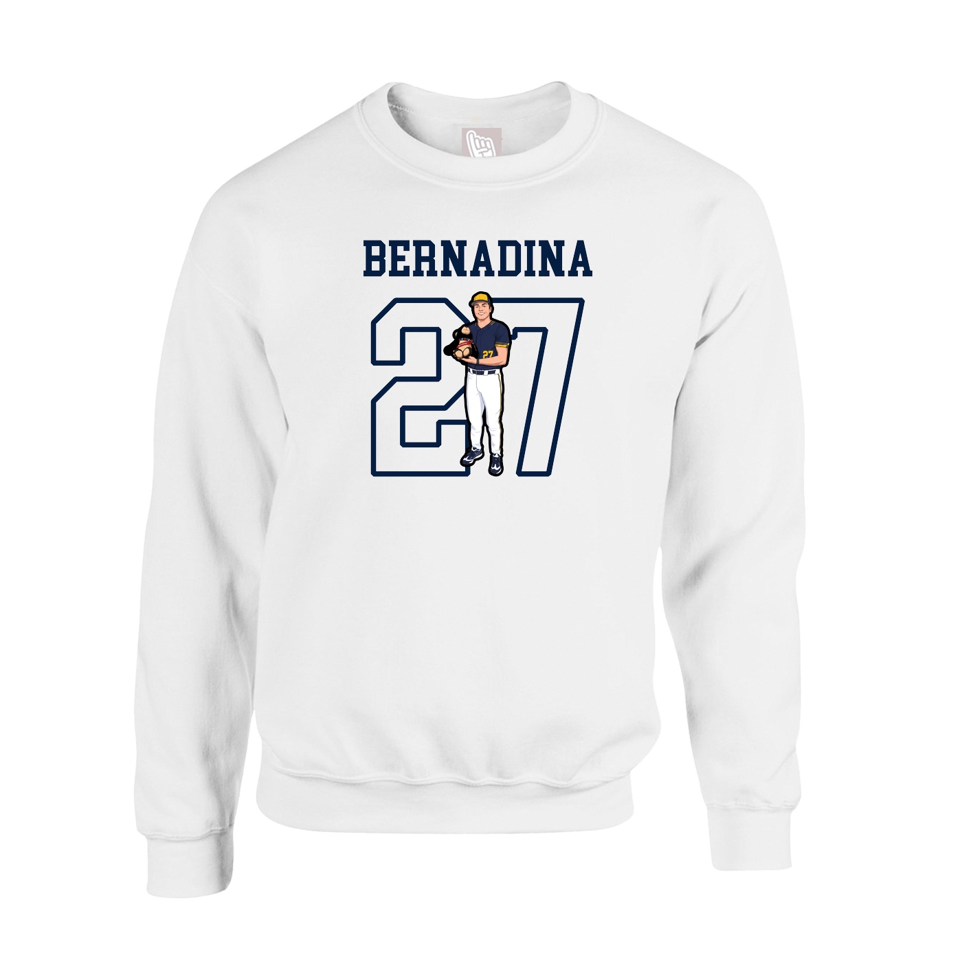 Fleece Crew — Shirsey in White