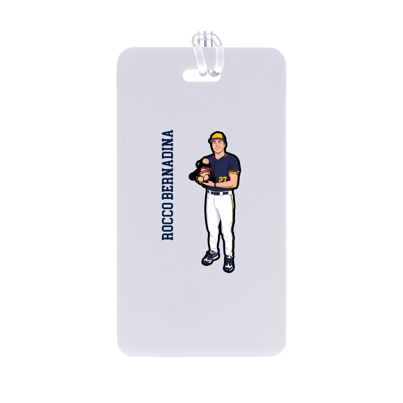 Bag Tag — Name Vertical in Classic