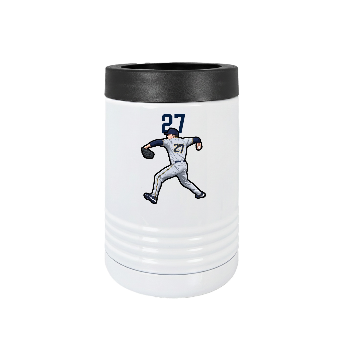 Beverage Holder — Number Top in White
