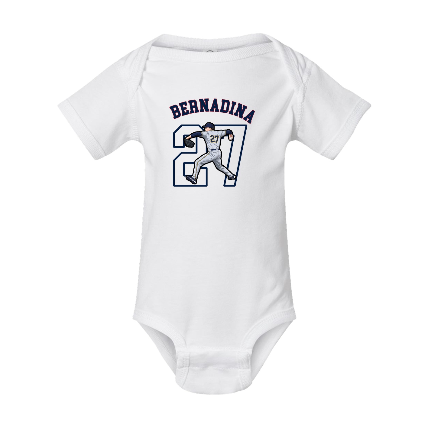 Baby Onesie — Shirsey Arch in White
