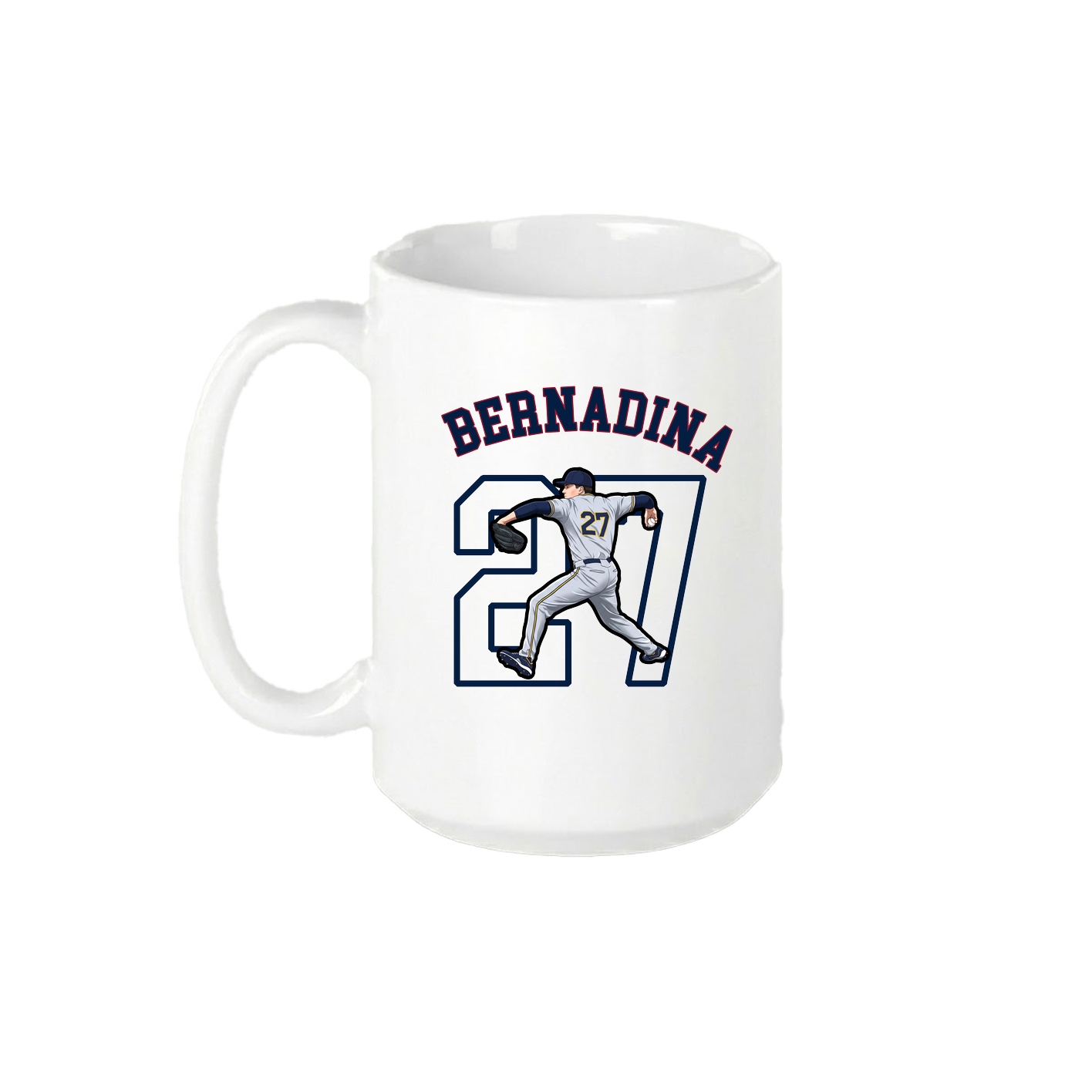 15oz Coffee Mug — Shirsey Arch in White