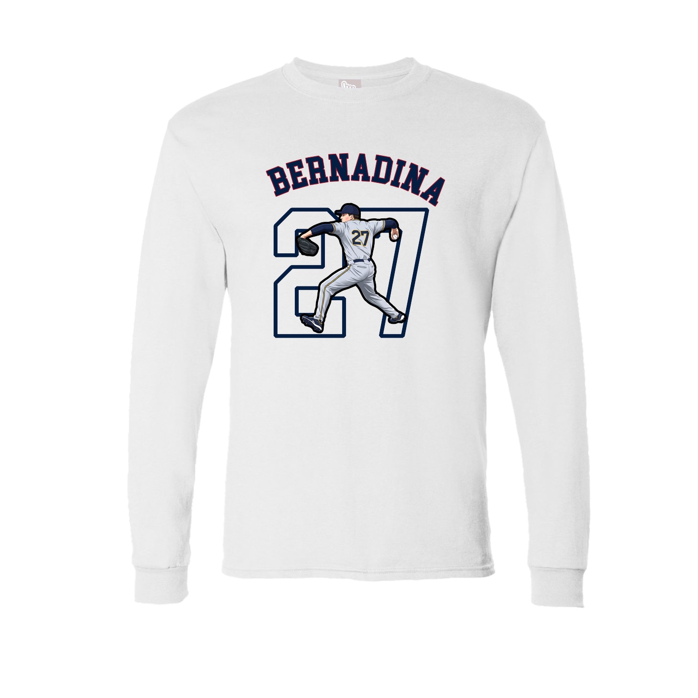 Long Sleeve Tee — Shirsey Arch in White