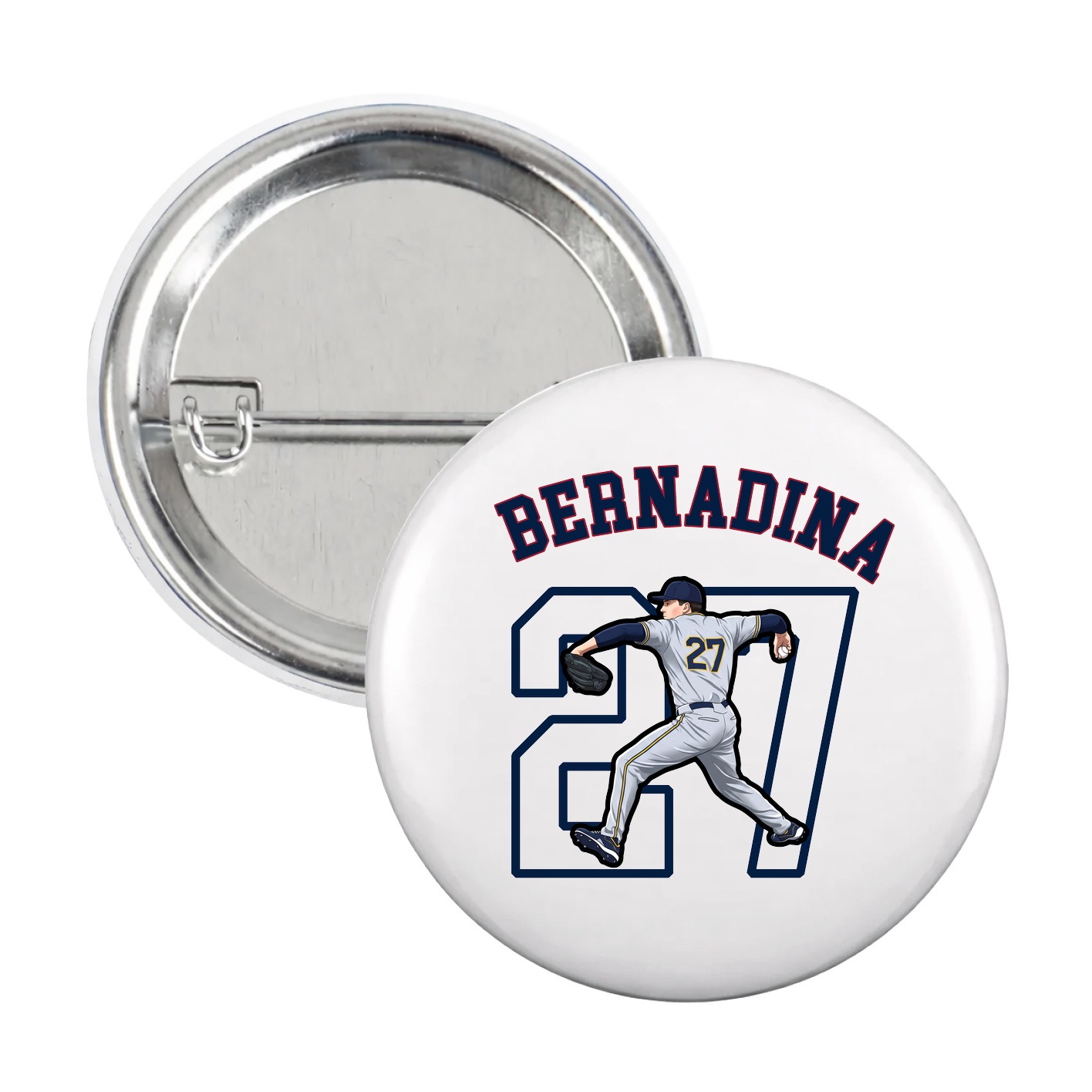 Game Day Button — Shirsey Arch in White