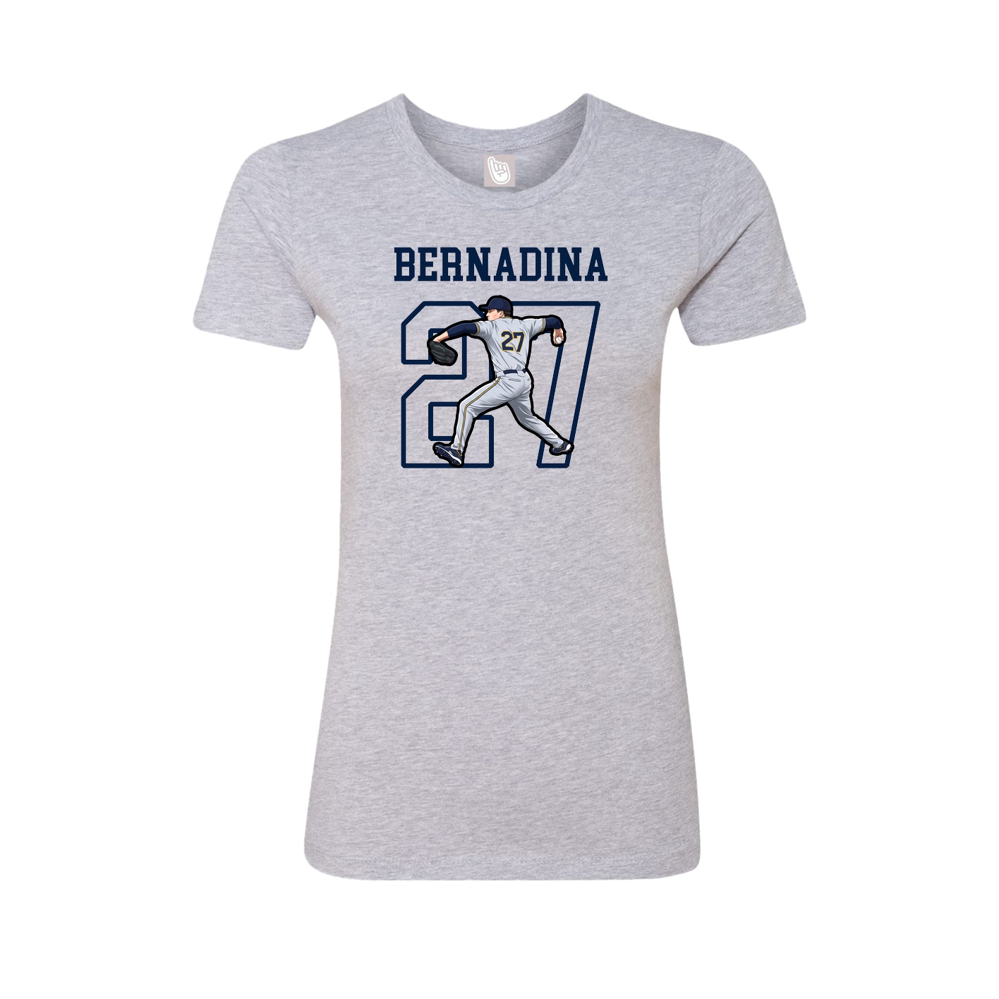 Fitted Women's Tee — Shirsey in Grey