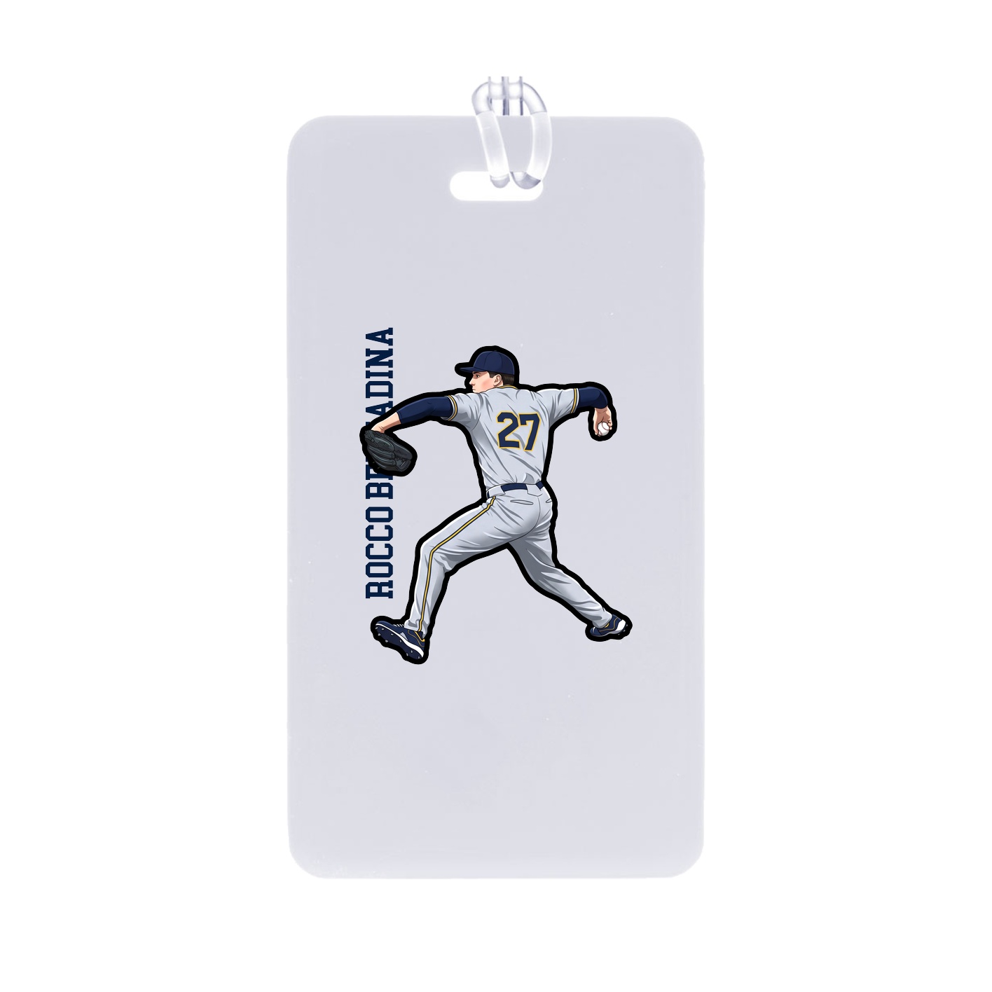 Bag Tag — Name Vertical in Classic