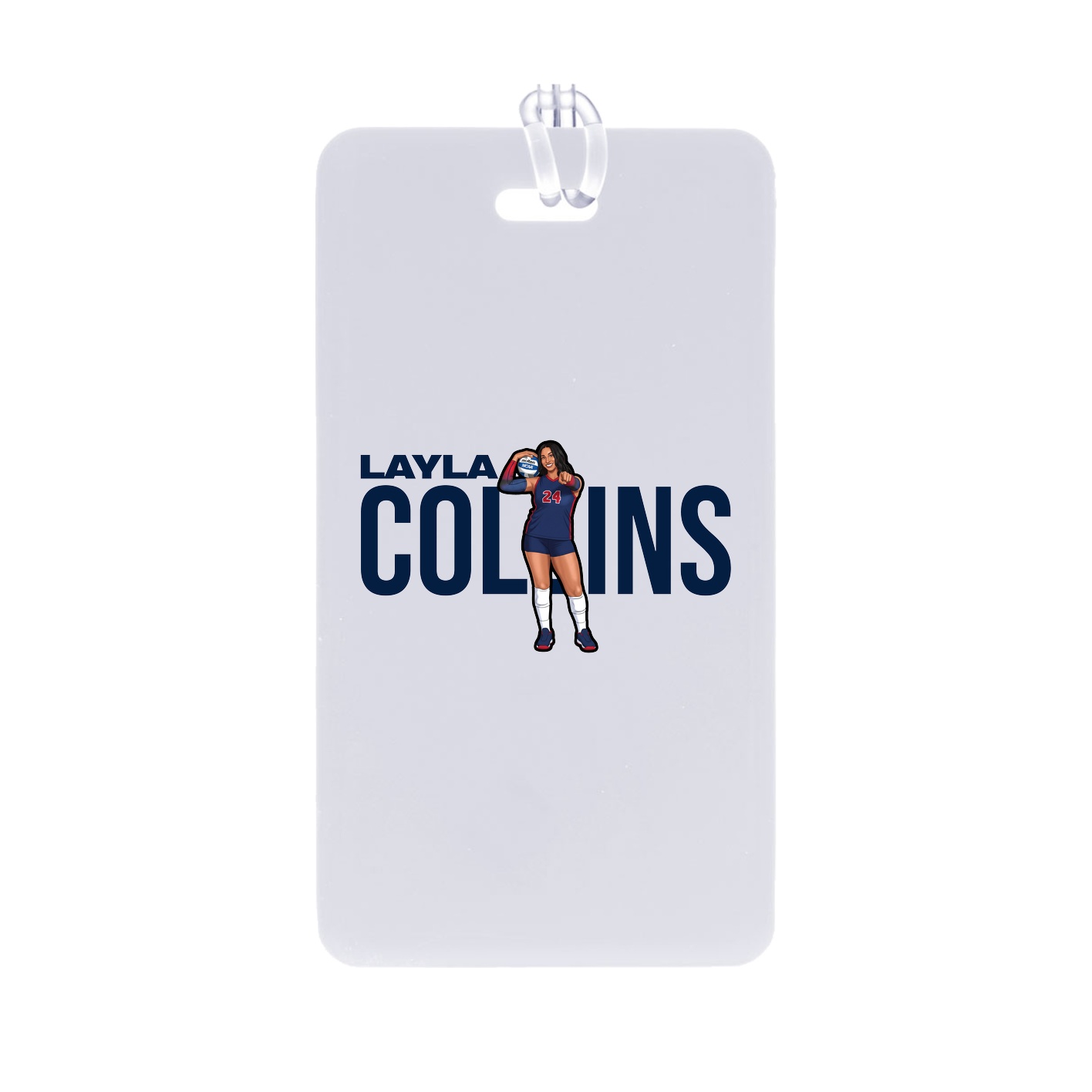 Bag Tag — Player Name in Classic