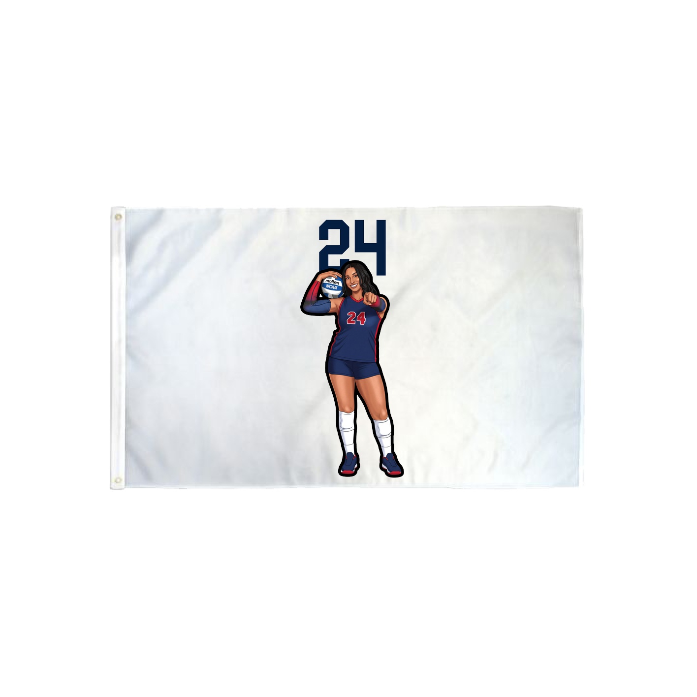 3x5 Flag — Number Top in Classic