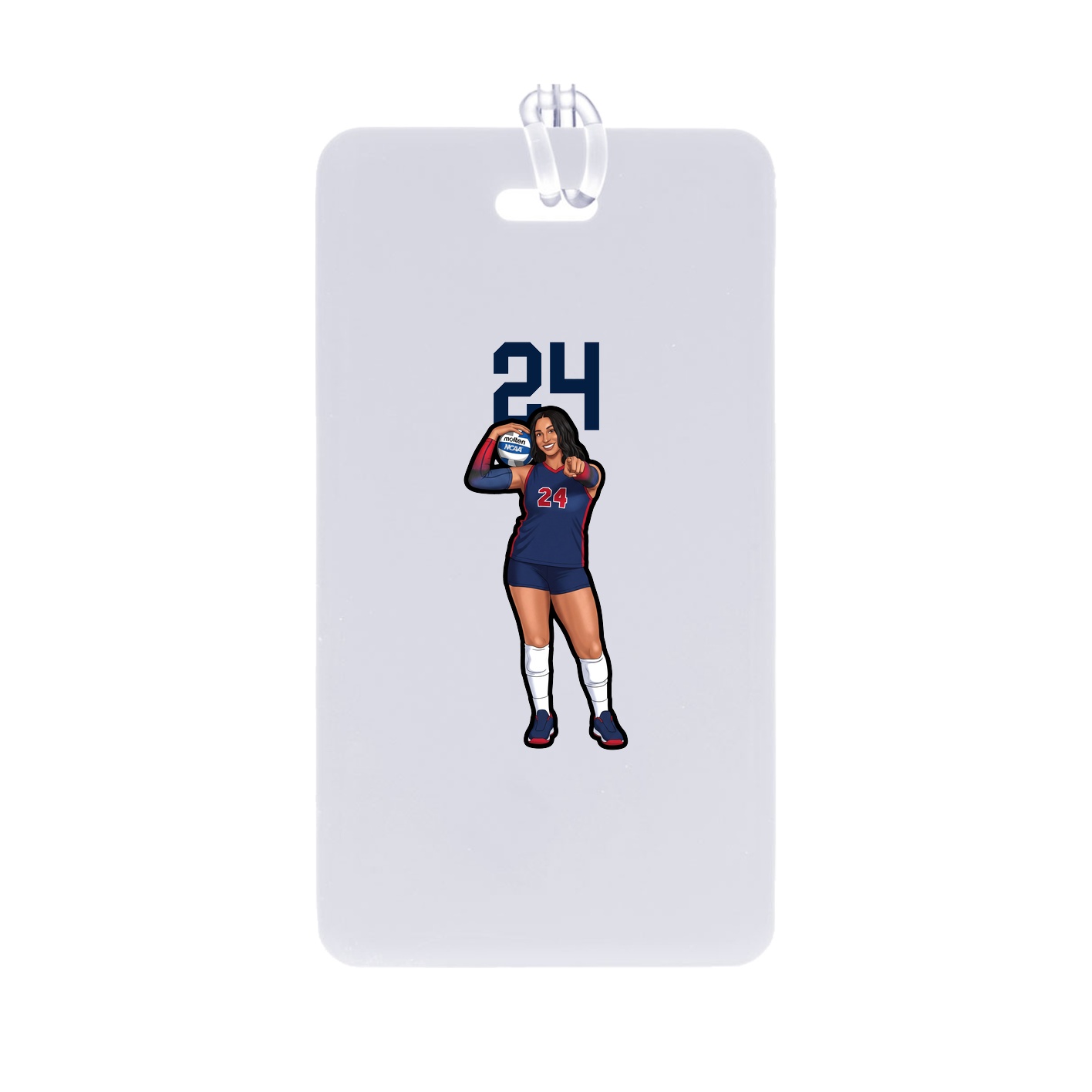 Bag Tag — Number Top in Classic