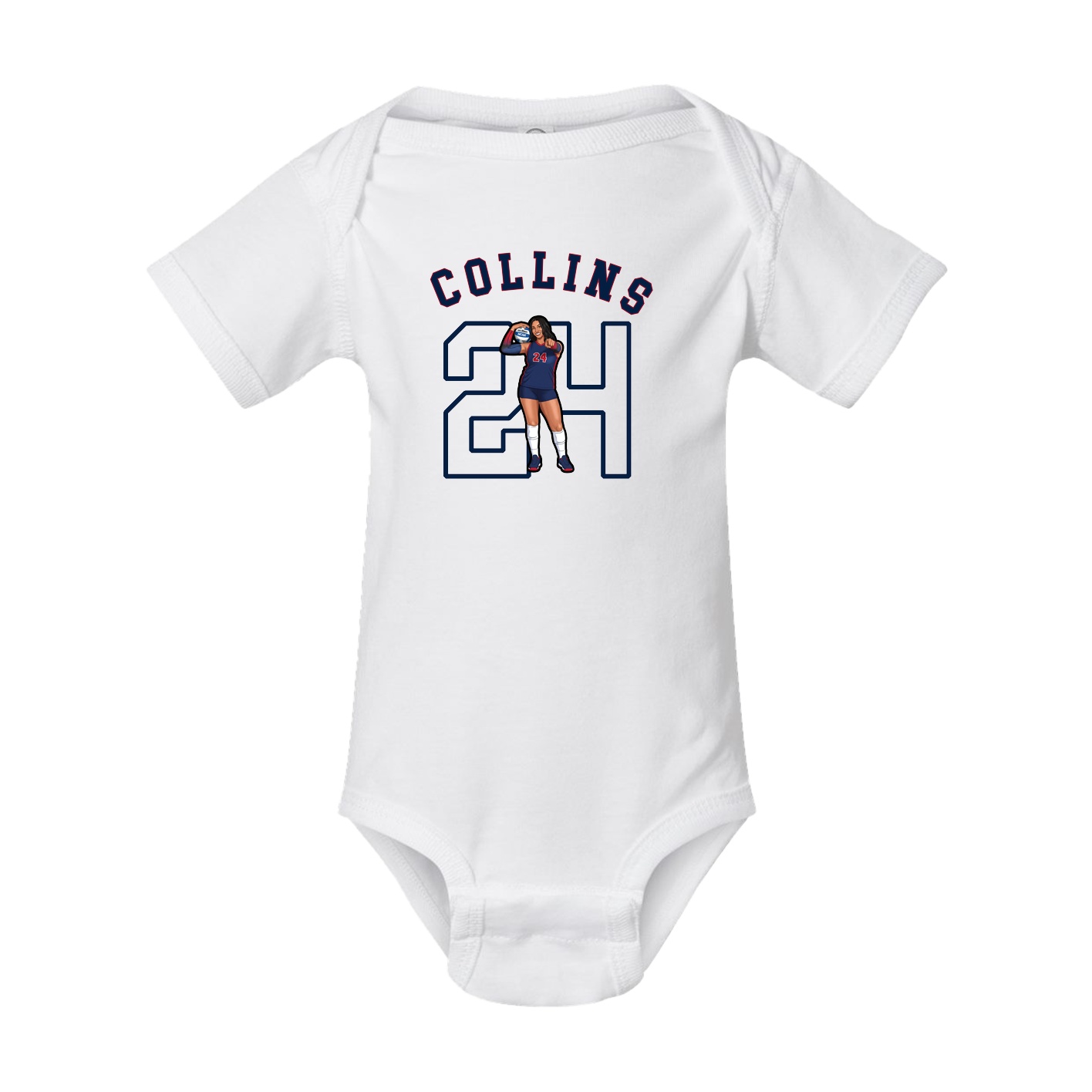 Baby Onesie — Shirsey Arch in White