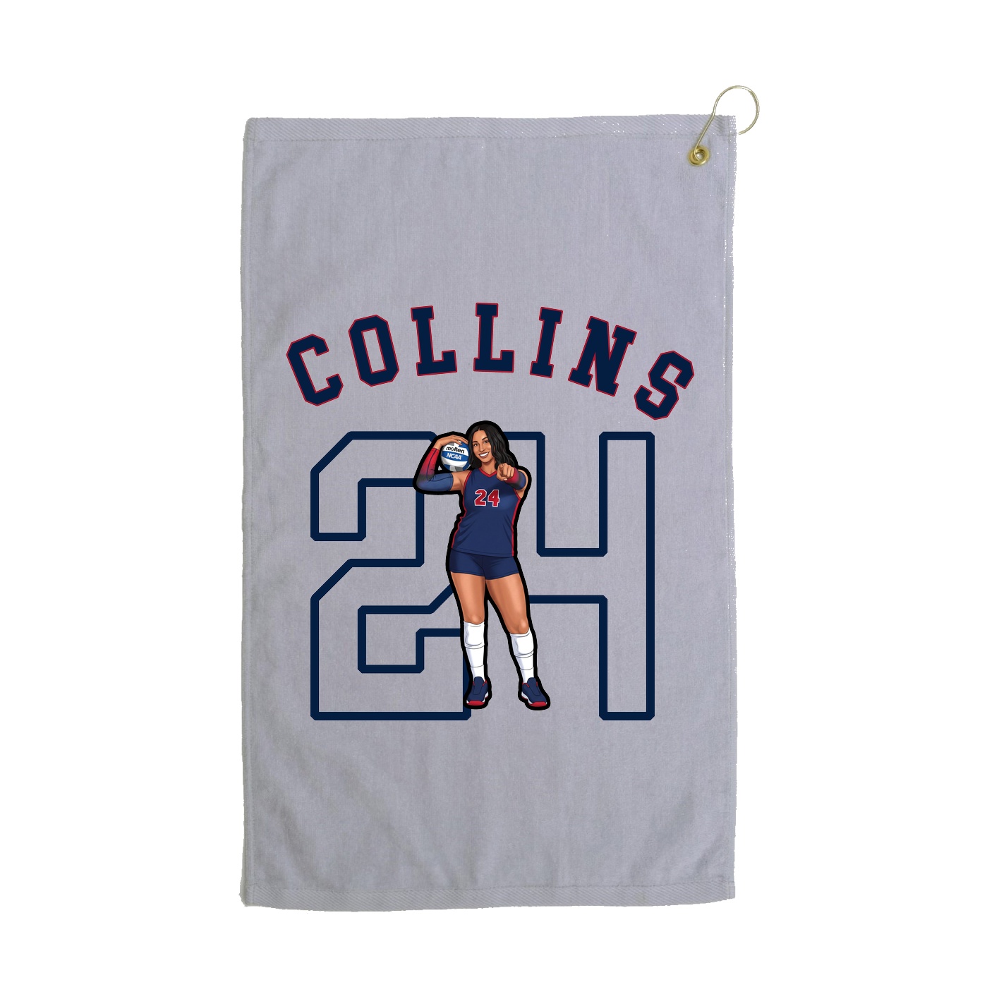 Golf Towel — Shirsey Arch in Grey