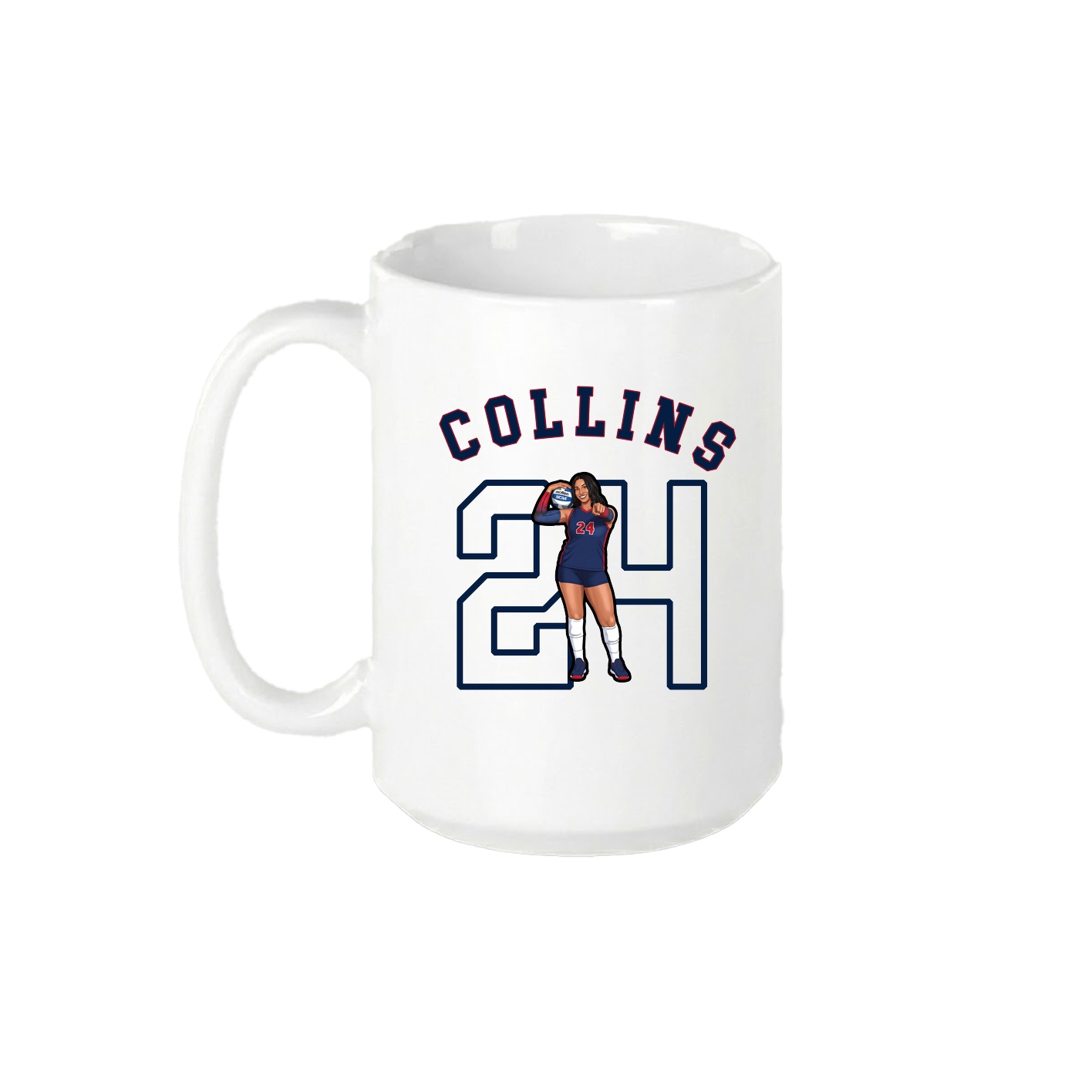 15oz Coffee Mug — Shirsey Arch in White