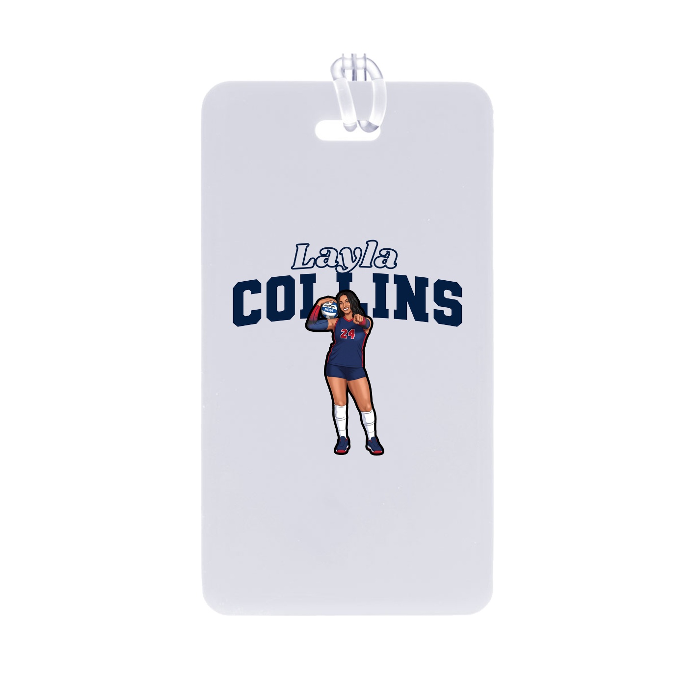 Bag Tag — Name Arch in Classic