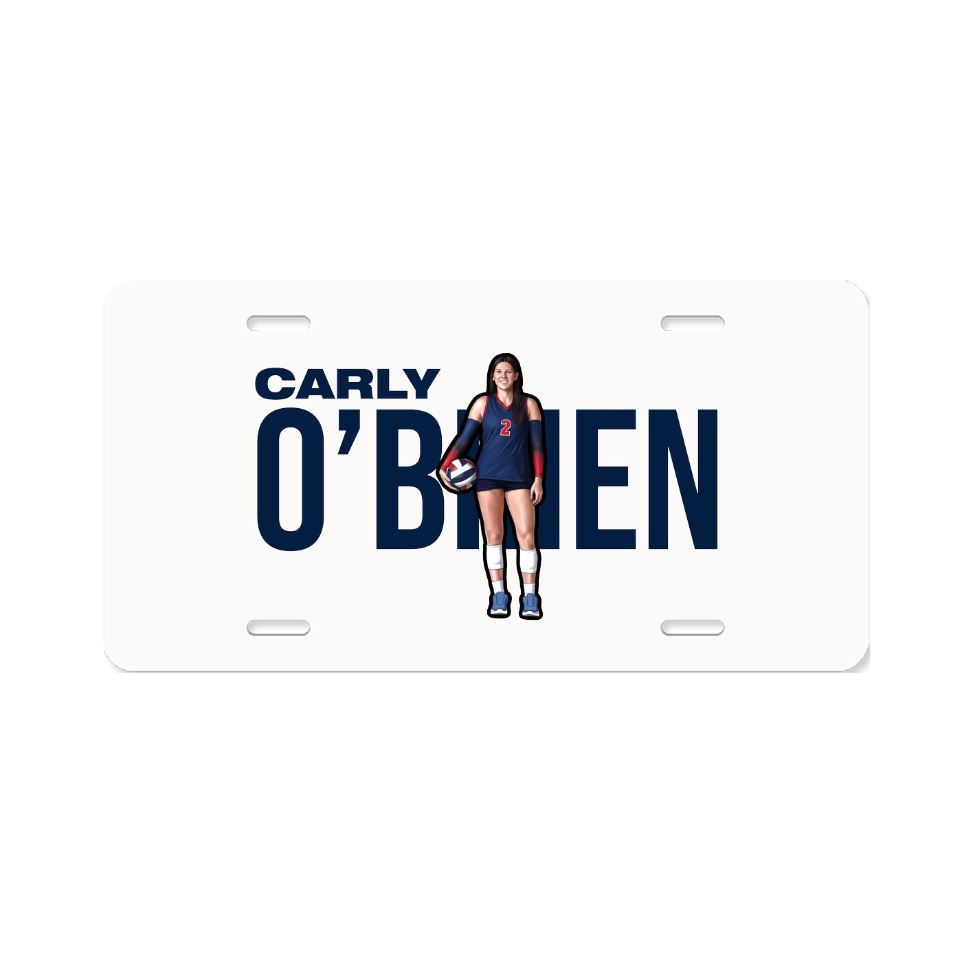 License Plate — Player Name in Classic