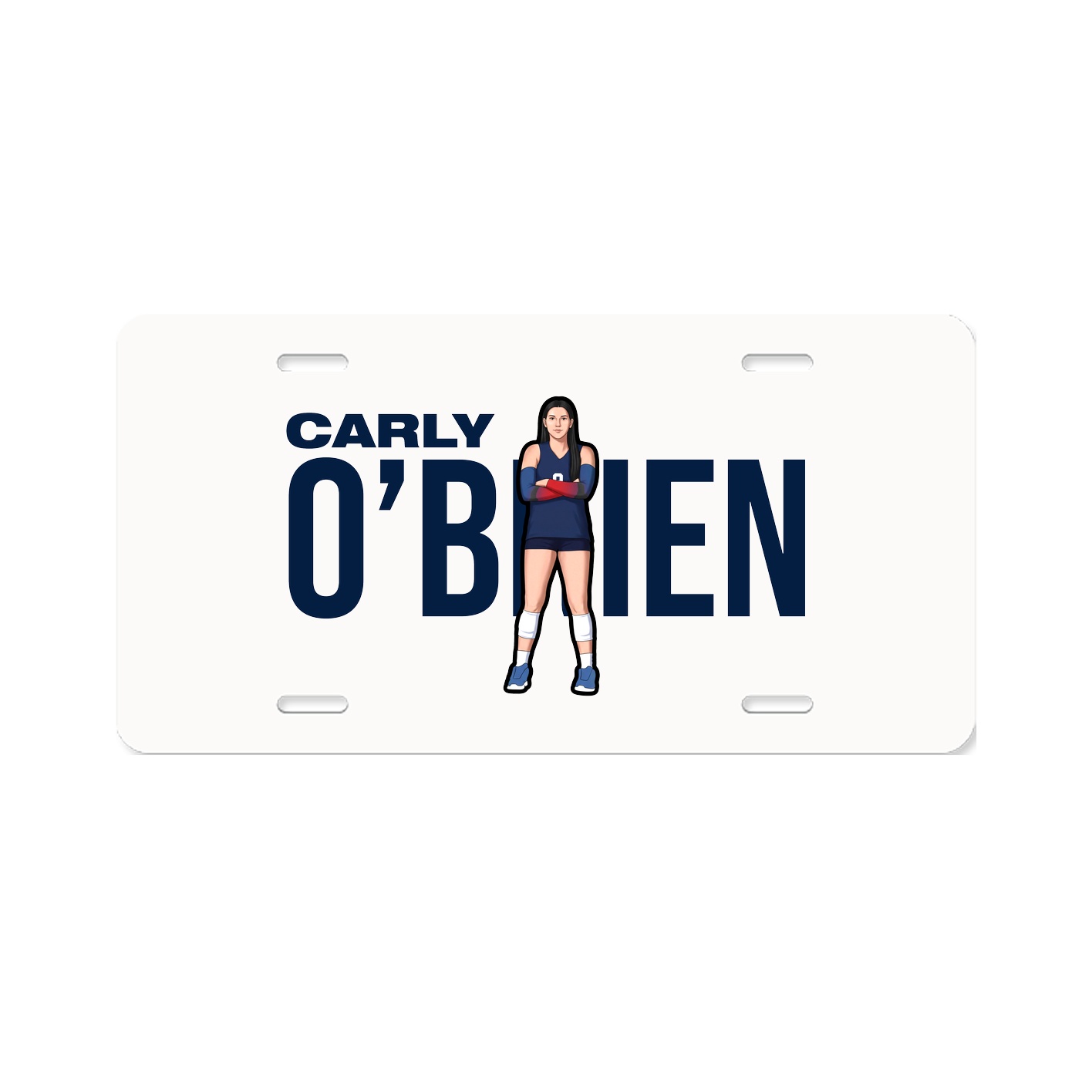 License Plate — Player Name in Classic