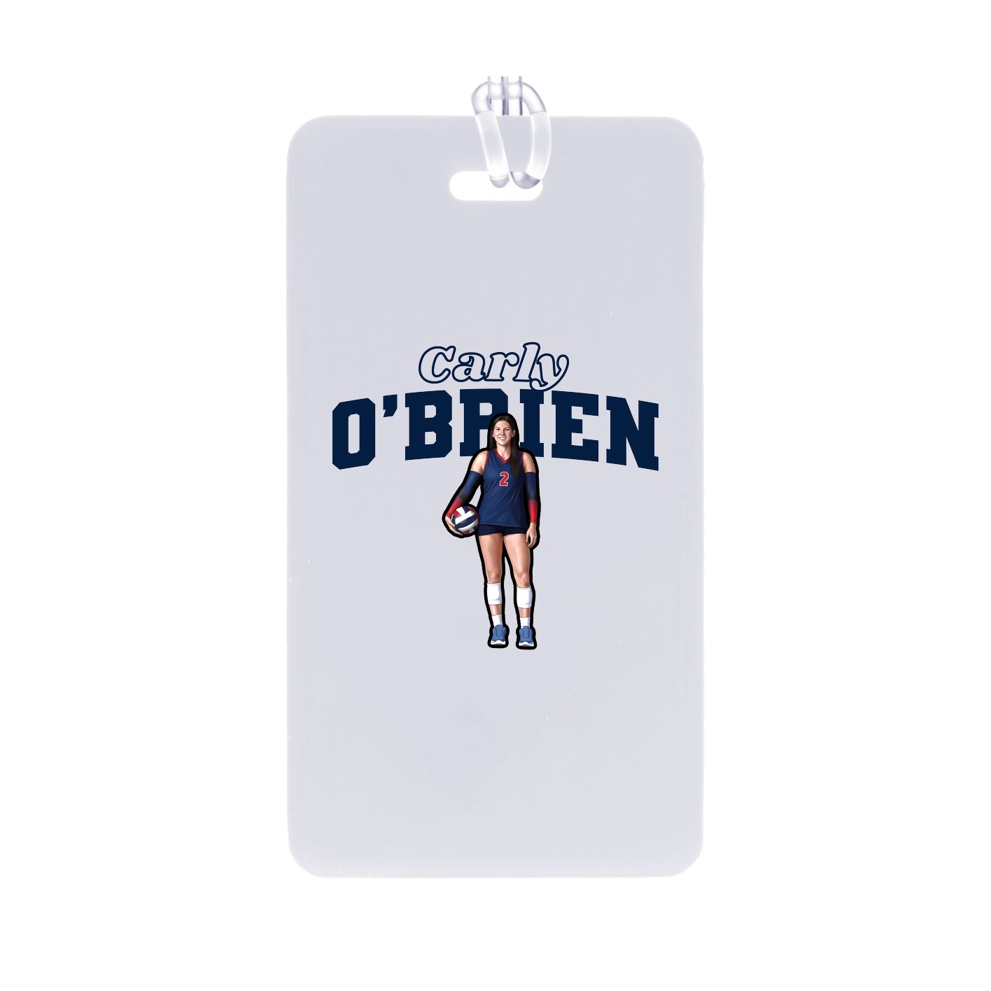 Bag Tag — Name Arch in Classic